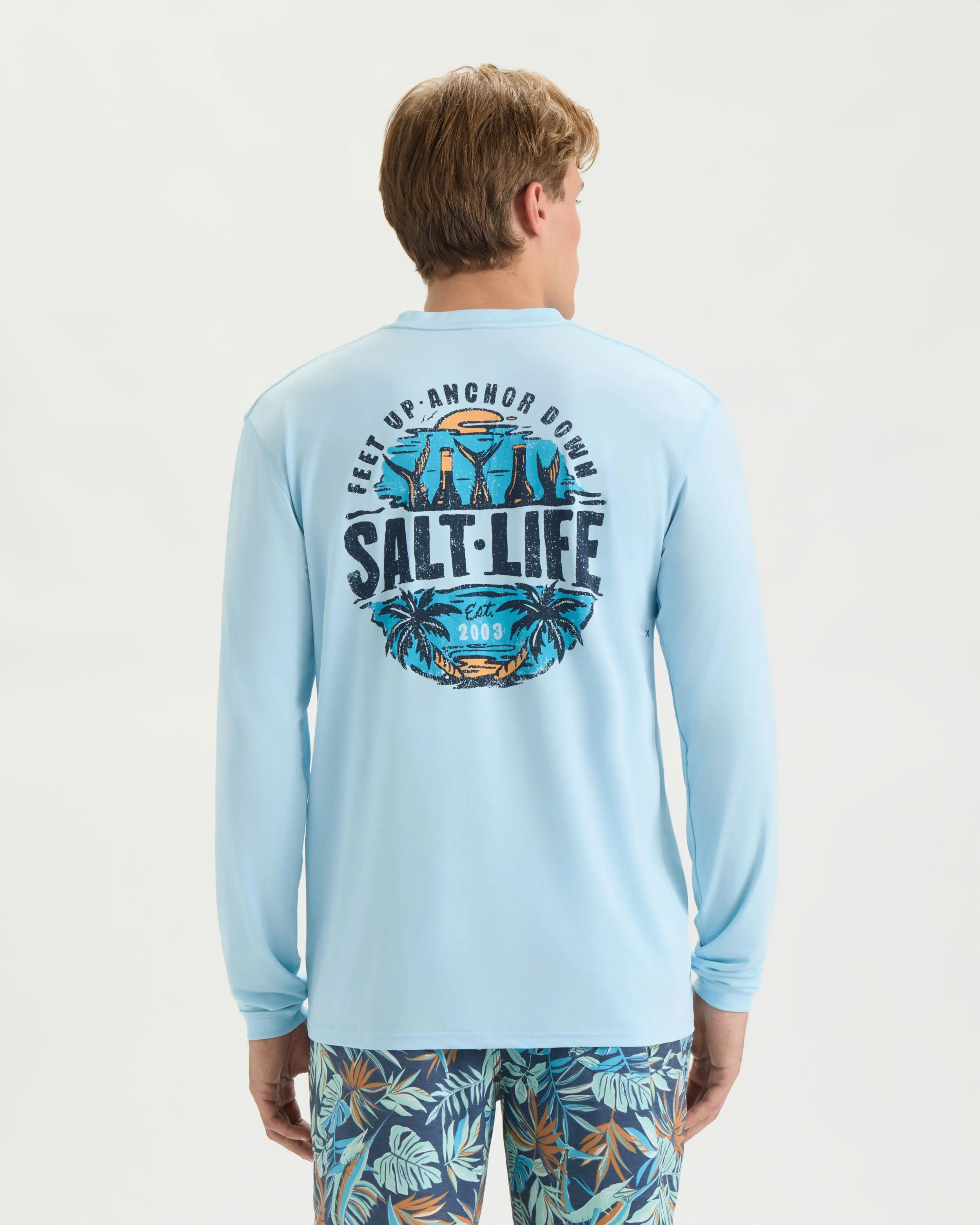 Men’s Weekend Forecast SLX Performance Long Sleeve Shirt sold by Salt Life product image thumbnail 3