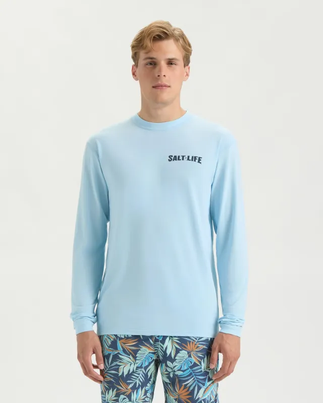 Men’s Weekend Forecast SLX Performance Long Sleeve Shirt sold by Salt Life