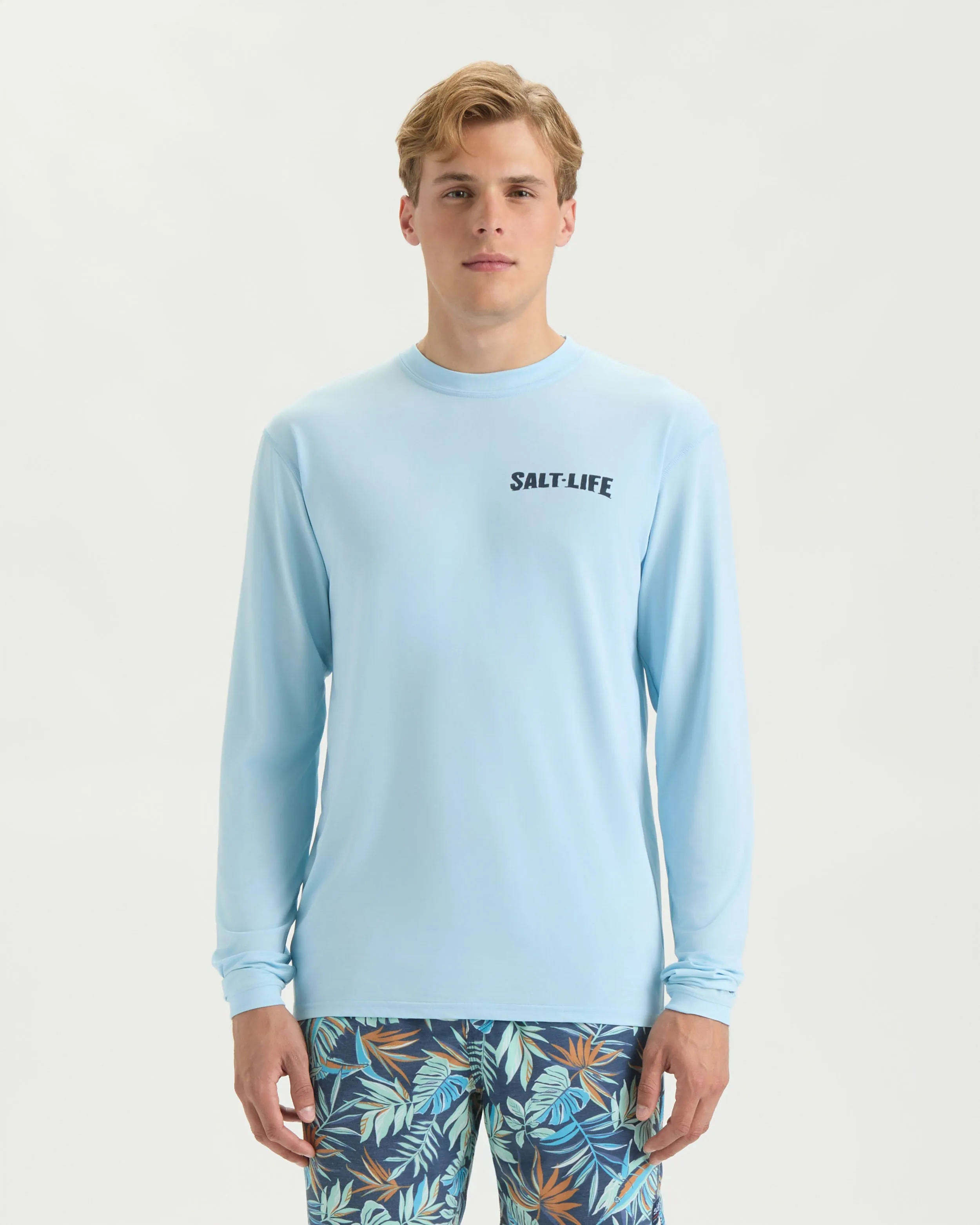 Men’s Weekend Forecast SLX Performance Long Sleeve Shirt sold by Salt Life