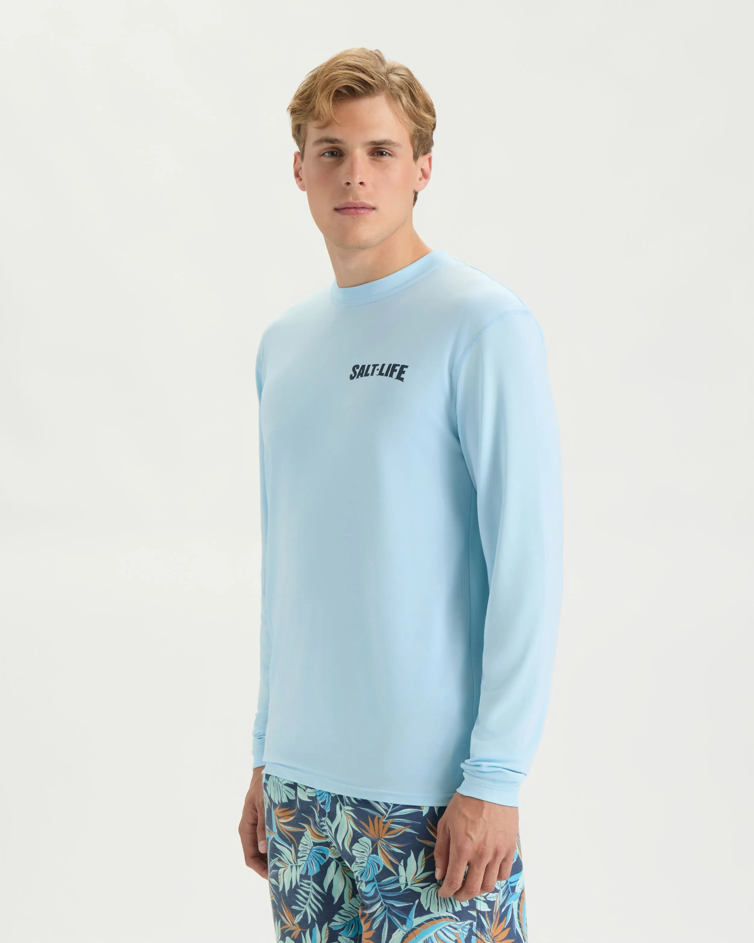 Men’s Weekend Forecast SLX Performance Long Sleeve Shirt sold by Salt Life product image thumbnail 2