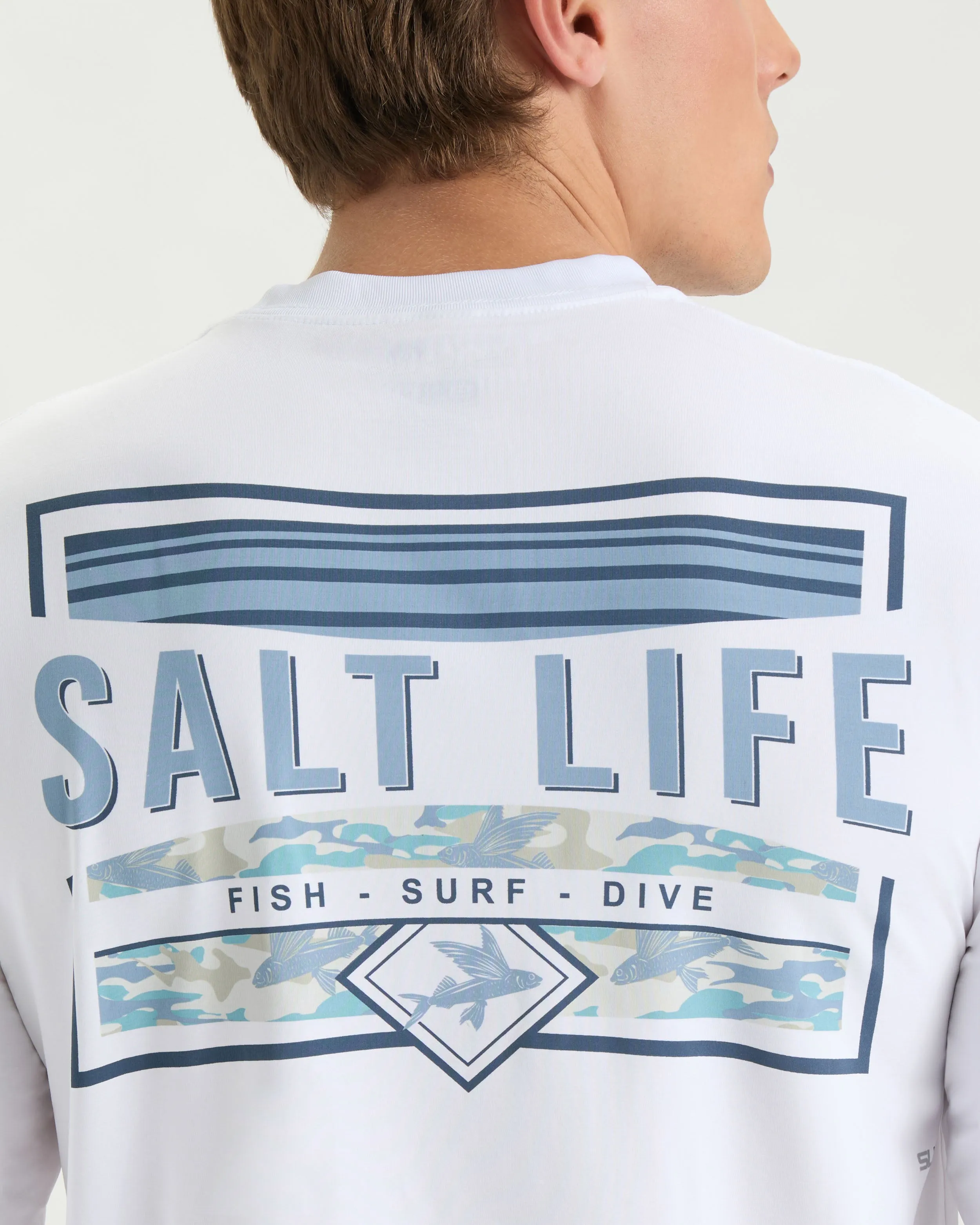 Men's Sky Bound SLX Performance Long Sleeve Shirt sold by Salt Life product image thumbnail 4