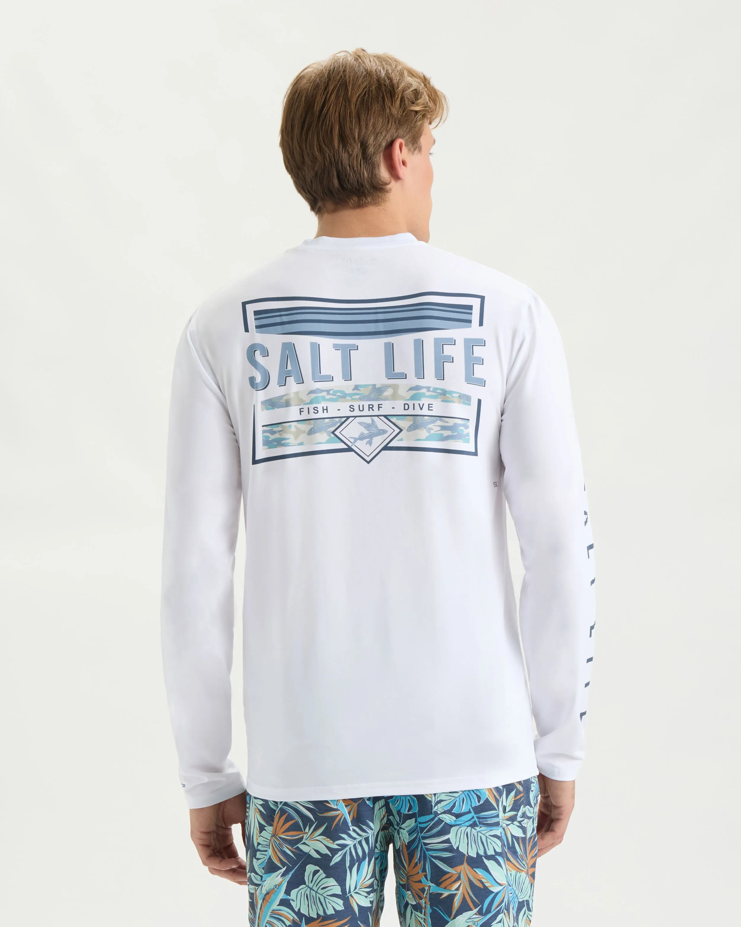 Men's Sky Bound SLX Performance Long Sleeve Shirt sold by Salt Life product image thumbnail 3