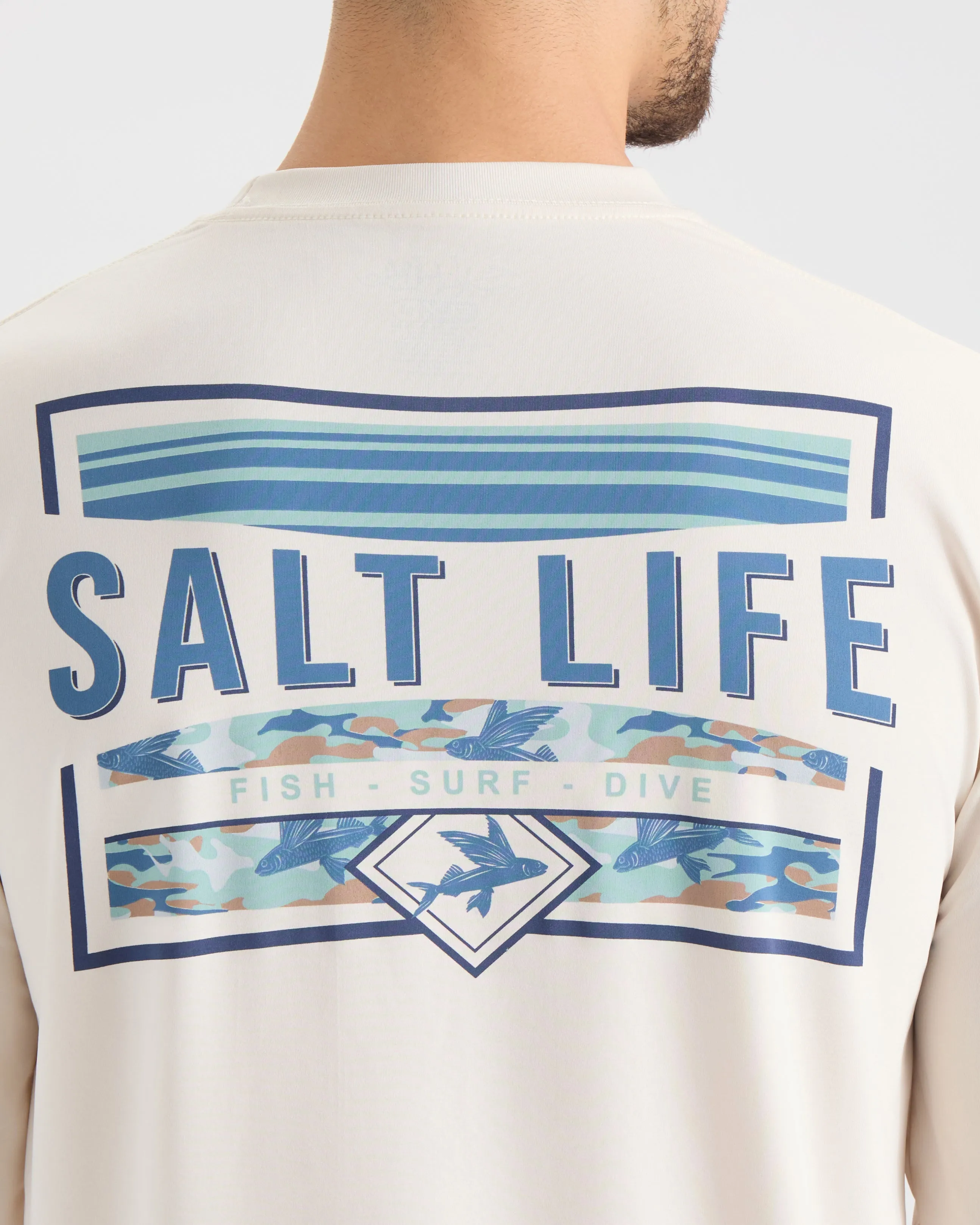 Men's Sky Bound SLX Performance Long Sleeve Shirt sold by Salt Life product image thumbnail 5
