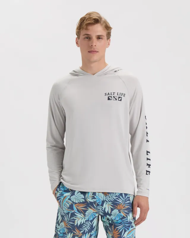 Men’s Angler Tactic SLX Performance Hoodie sold by Salt Life