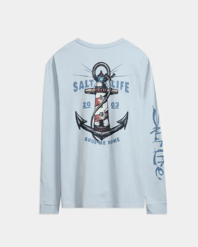 Men’s Guide Me Home Long Sleeve Shirt sold by Salt Life