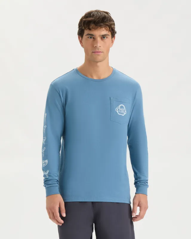 Men’s On The Hunt Long Sleeve Shirt sold by Salt Life