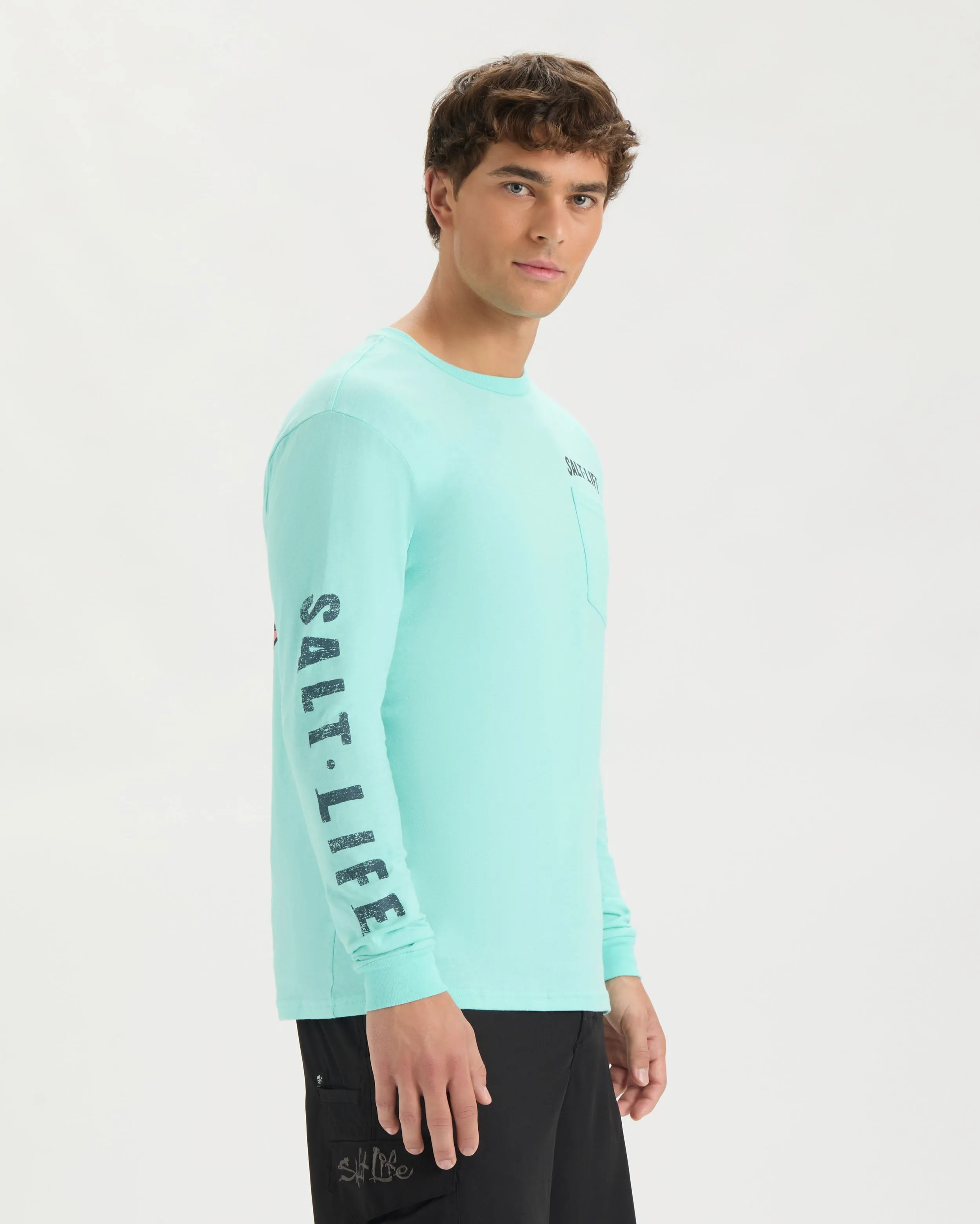 Men’s Weekend Forecast Long Sleeve Shirt sold by Salt Life product image thumbnail 2