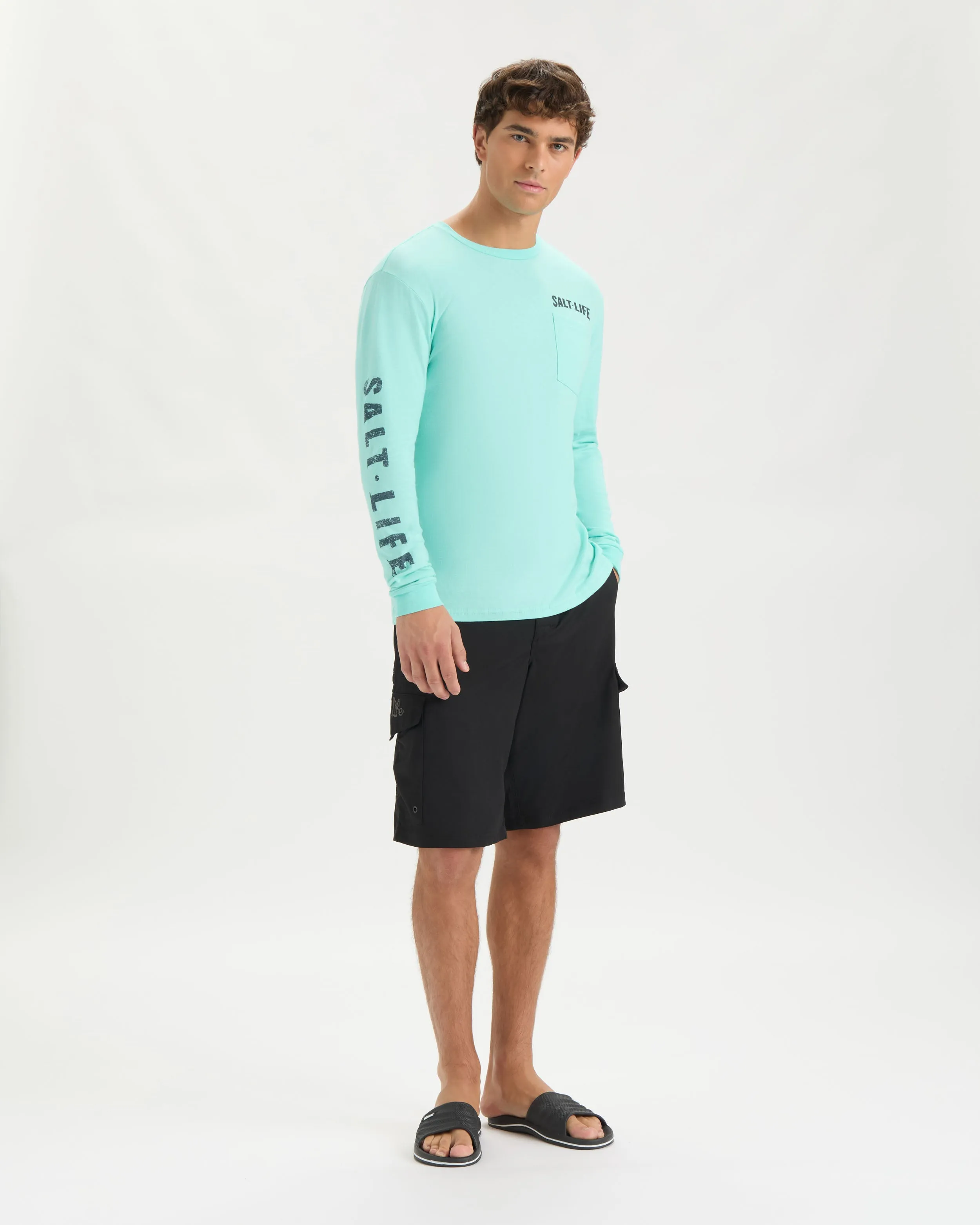 Men’s Weekend Forecast Long Sleeve Shirt sold by Salt Life product image thumbnail 5