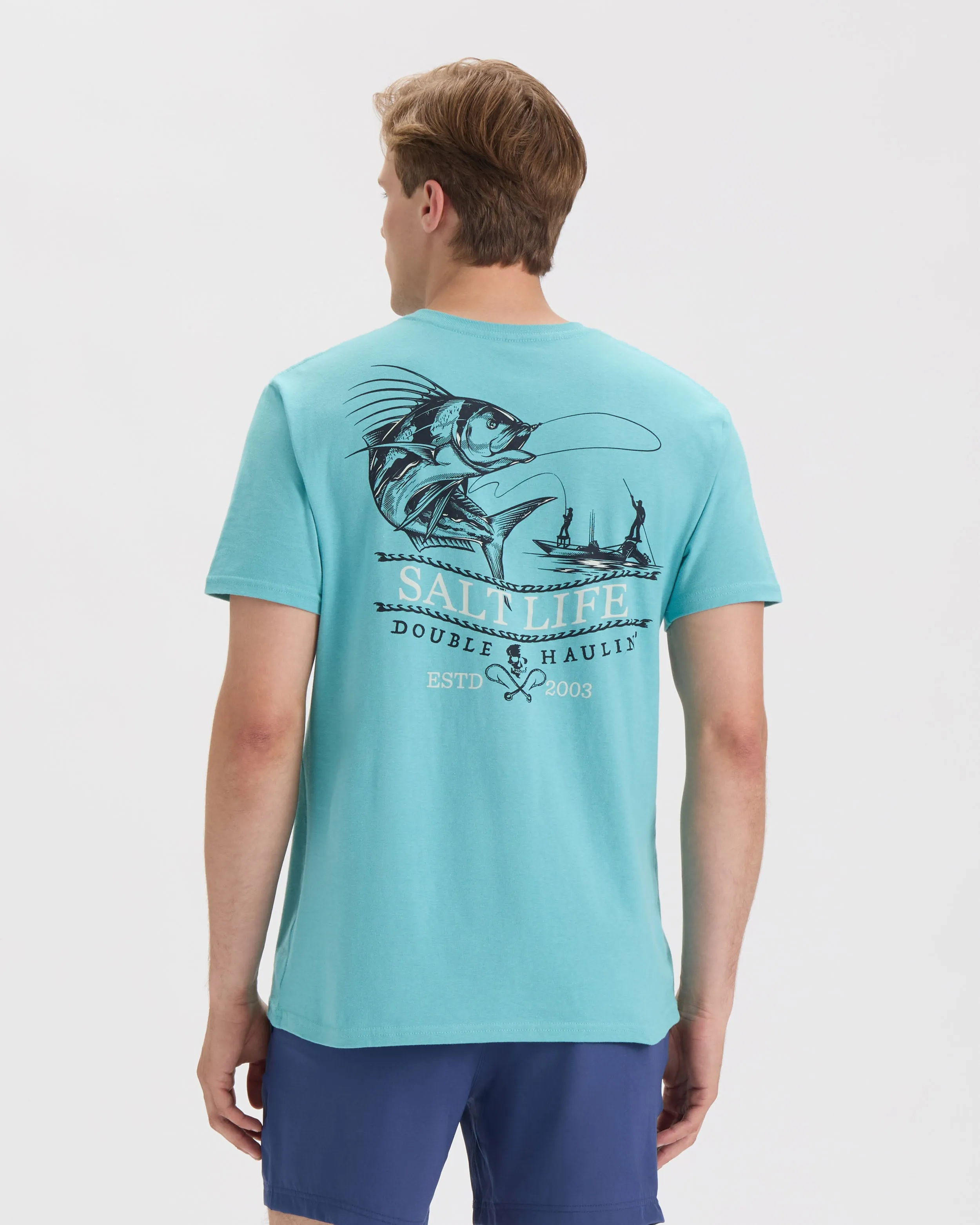 Men’s Double Haulin’ Short Sleeve Tee sold by Salt Life product image thumbnail 4