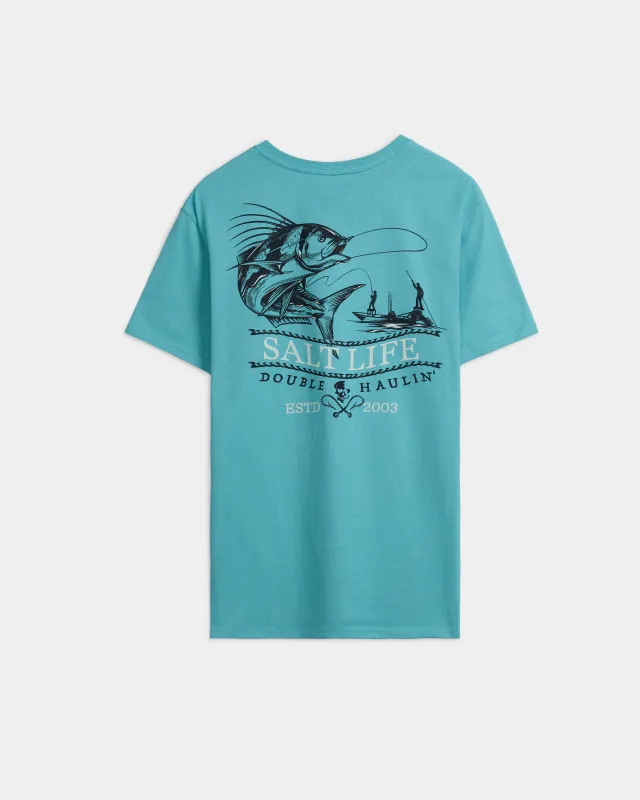 Men’s Double Haulin’ Short Sleeve Tee sold by Salt Life