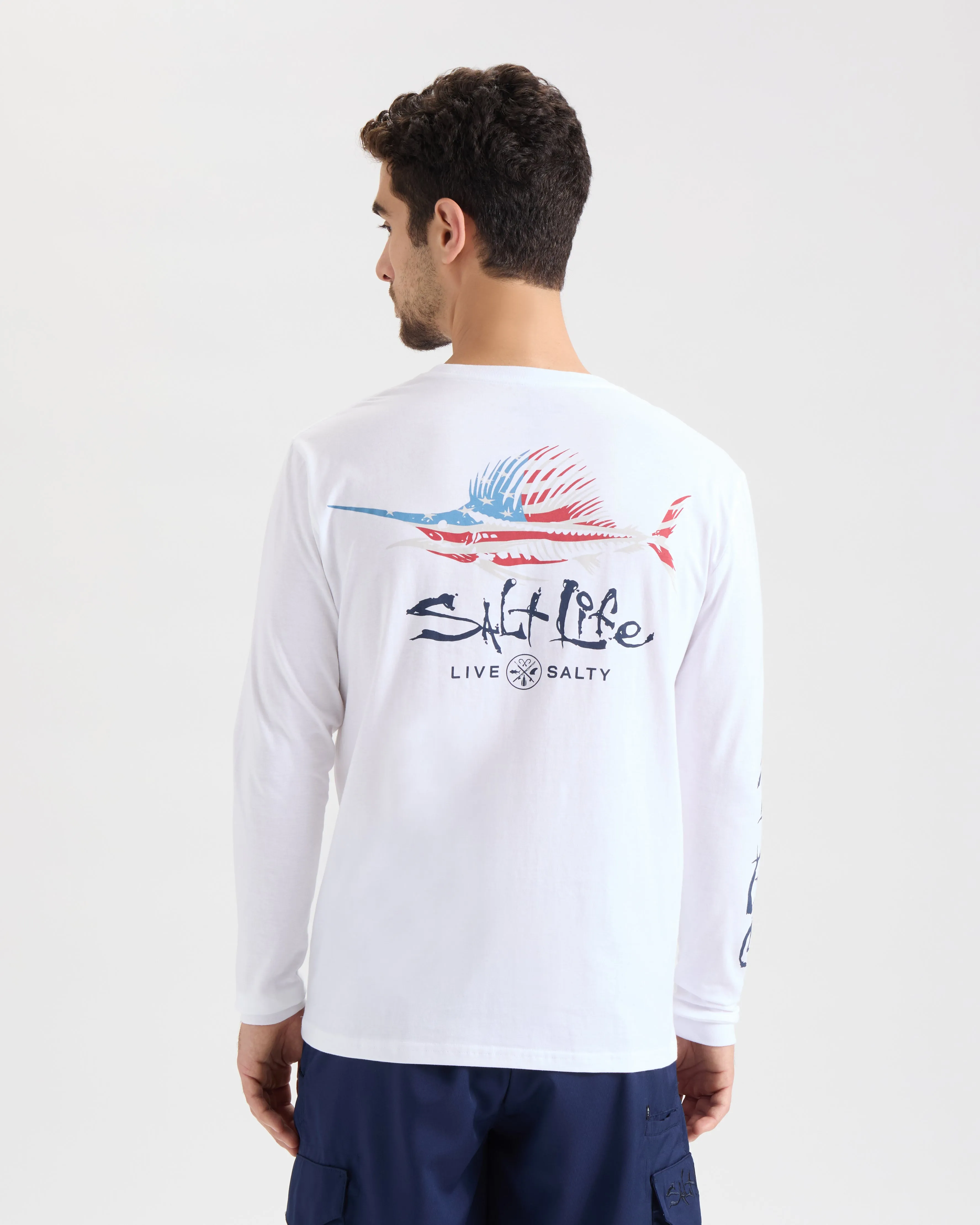 Men’s Sailfish ‘N Bones Long Sleeve Shirt sold by Salt Life product image thumbnail 4