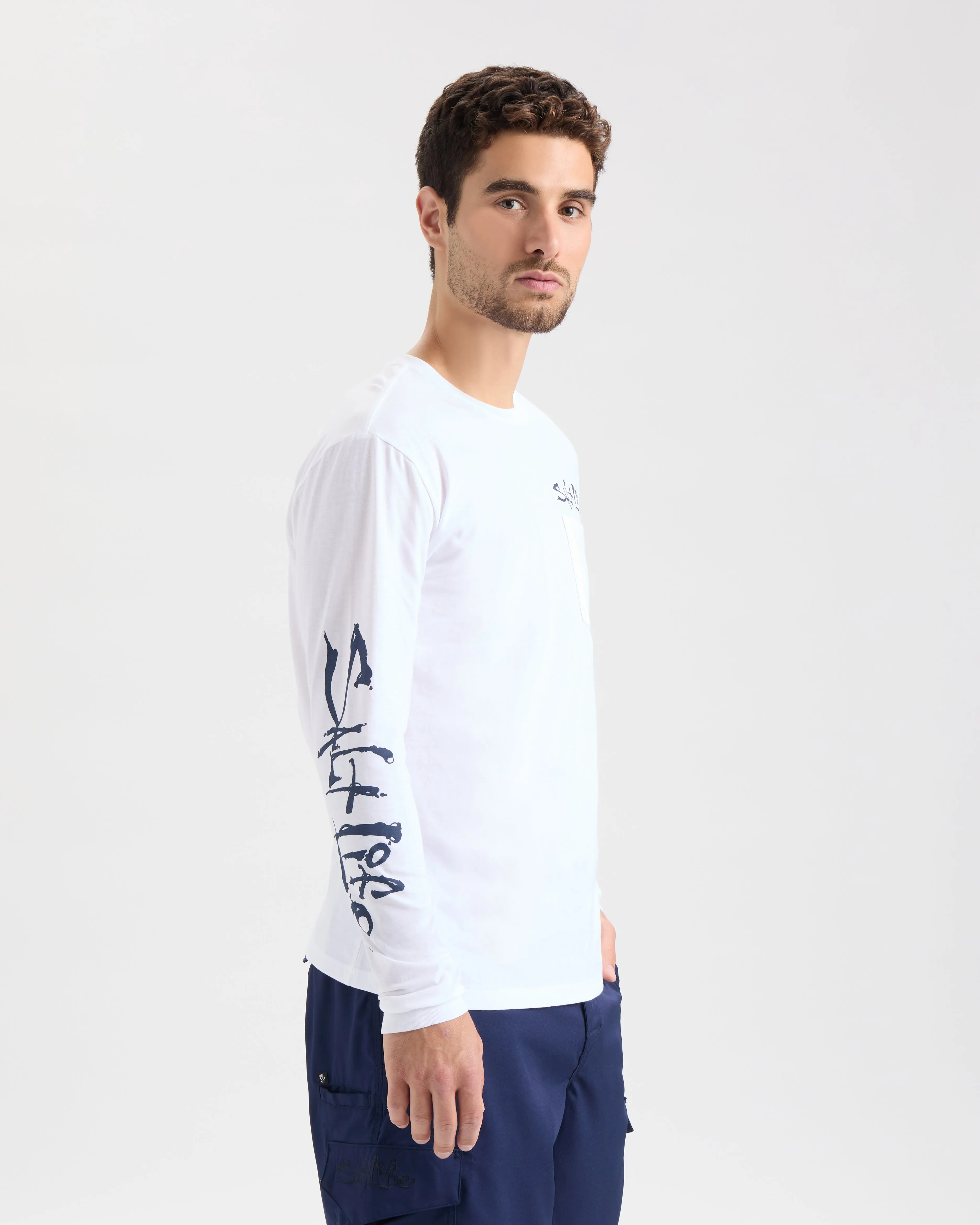 Men’s Sailfish ‘N Bones Long Sleeve Shirt sold by Salt Life product image thumbnail 3