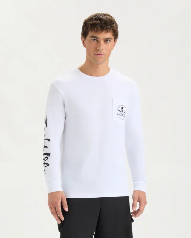 Men’s Skull and Fillet Long Sleeve Shirt sold by Salt Life