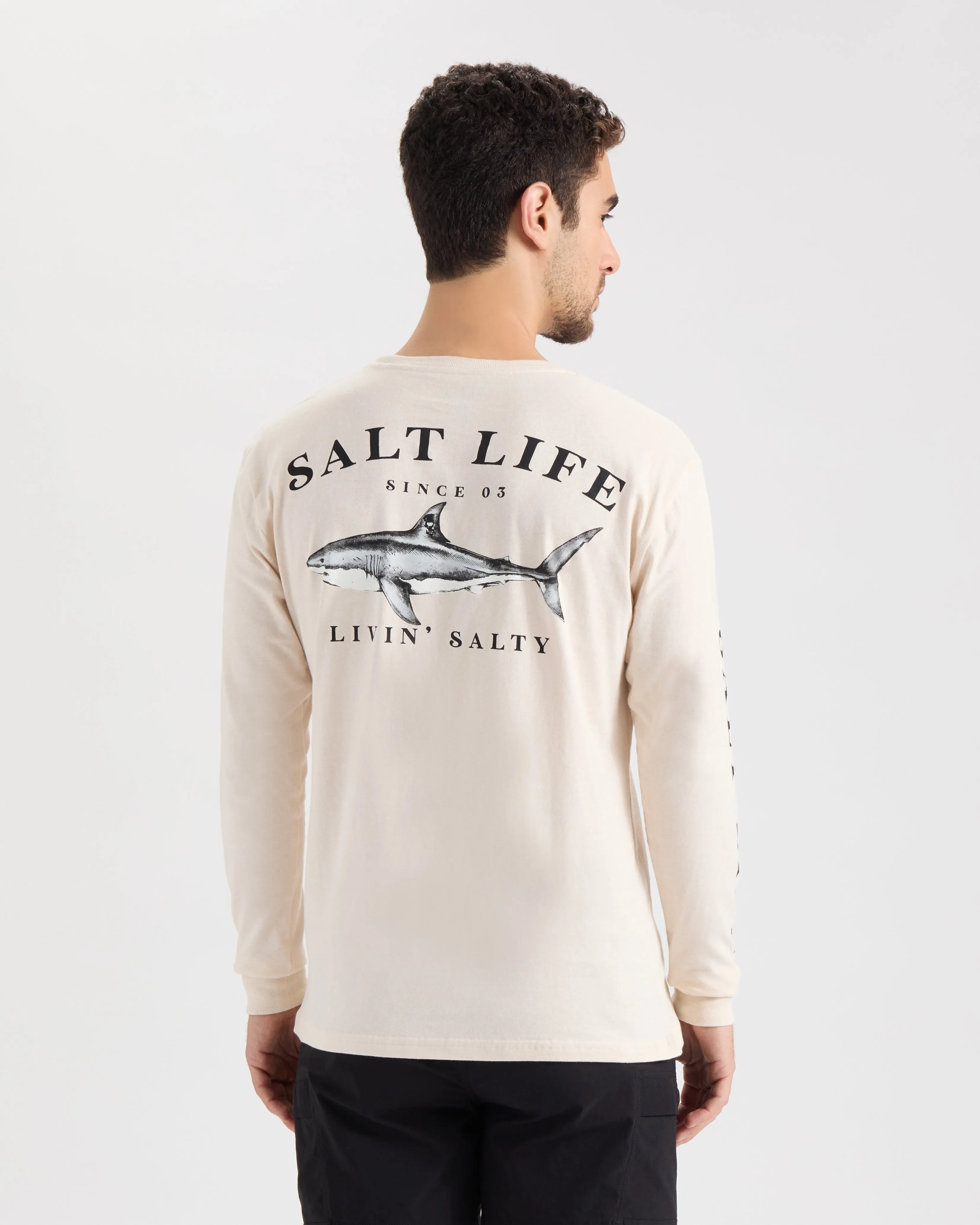Men’s Jaws of Steel Long Sleeve Shirt sold by Salt Life product image thumbnail 3