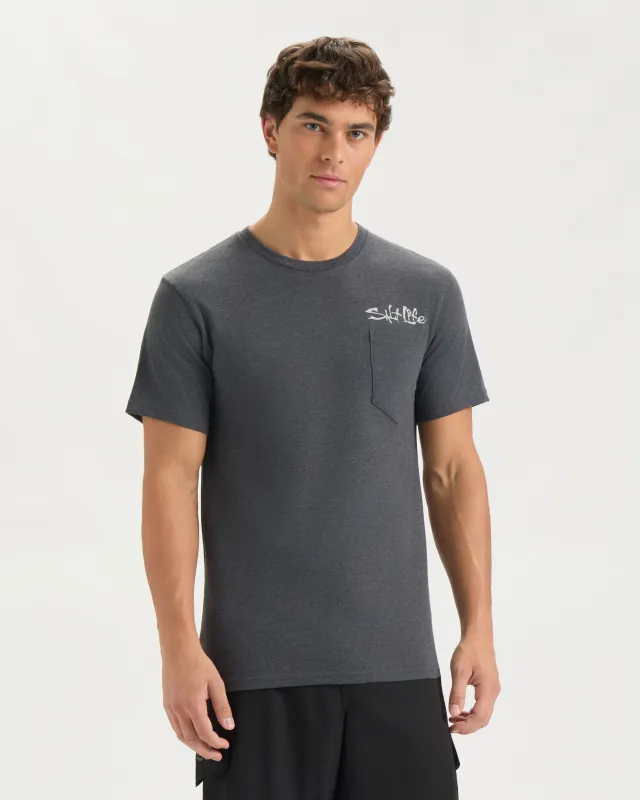 Men’s Striated Short Sleeve Tee made by Salt Life