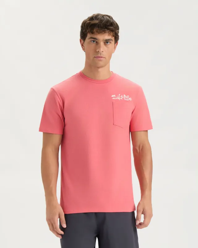 Men’s Chasing Lobster Tail Short Sleeve Tee sold by Salt Life