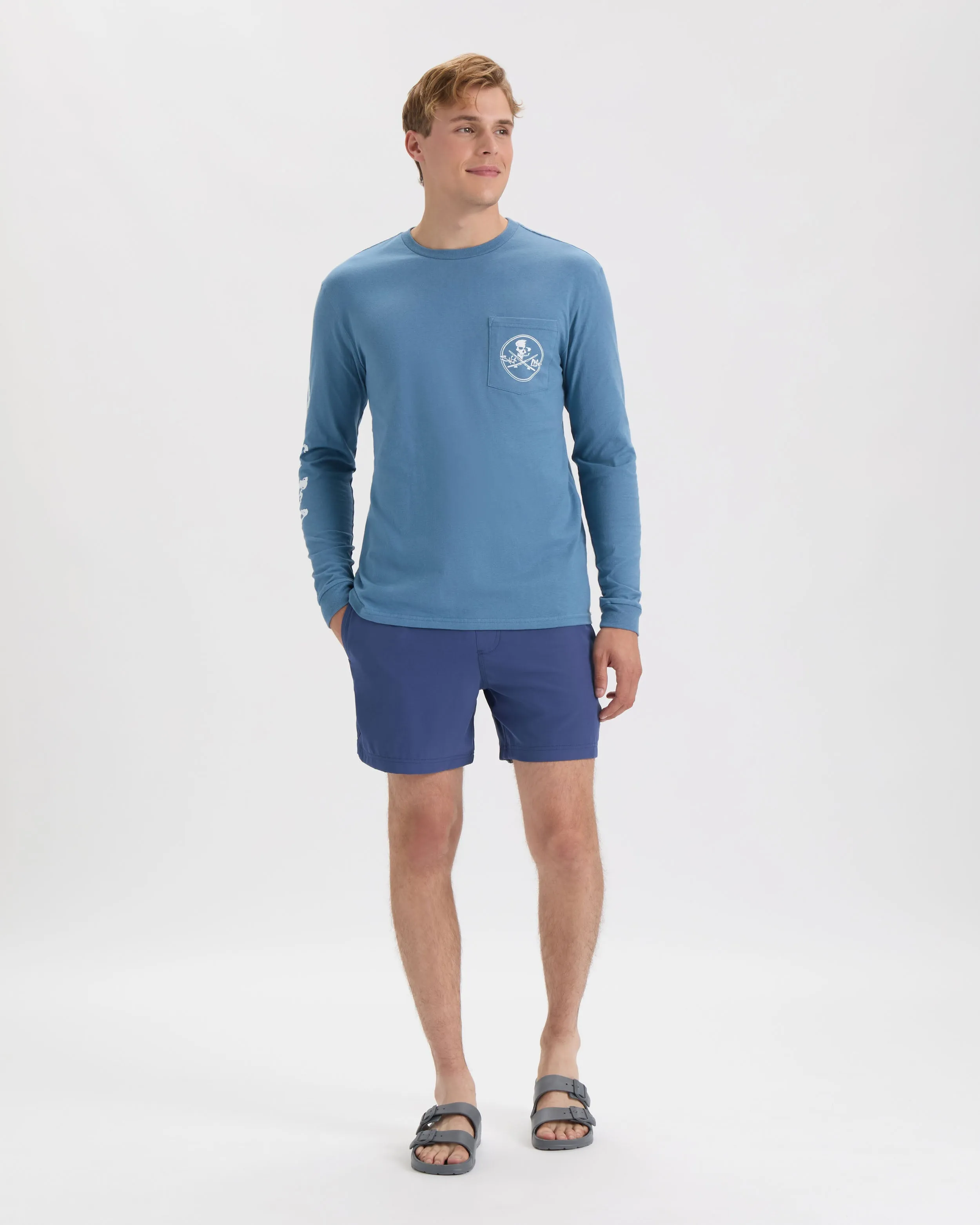 Men’s Skull and Poles Long Sleeve Shirt sold by Salt Life product image thumbnail 5