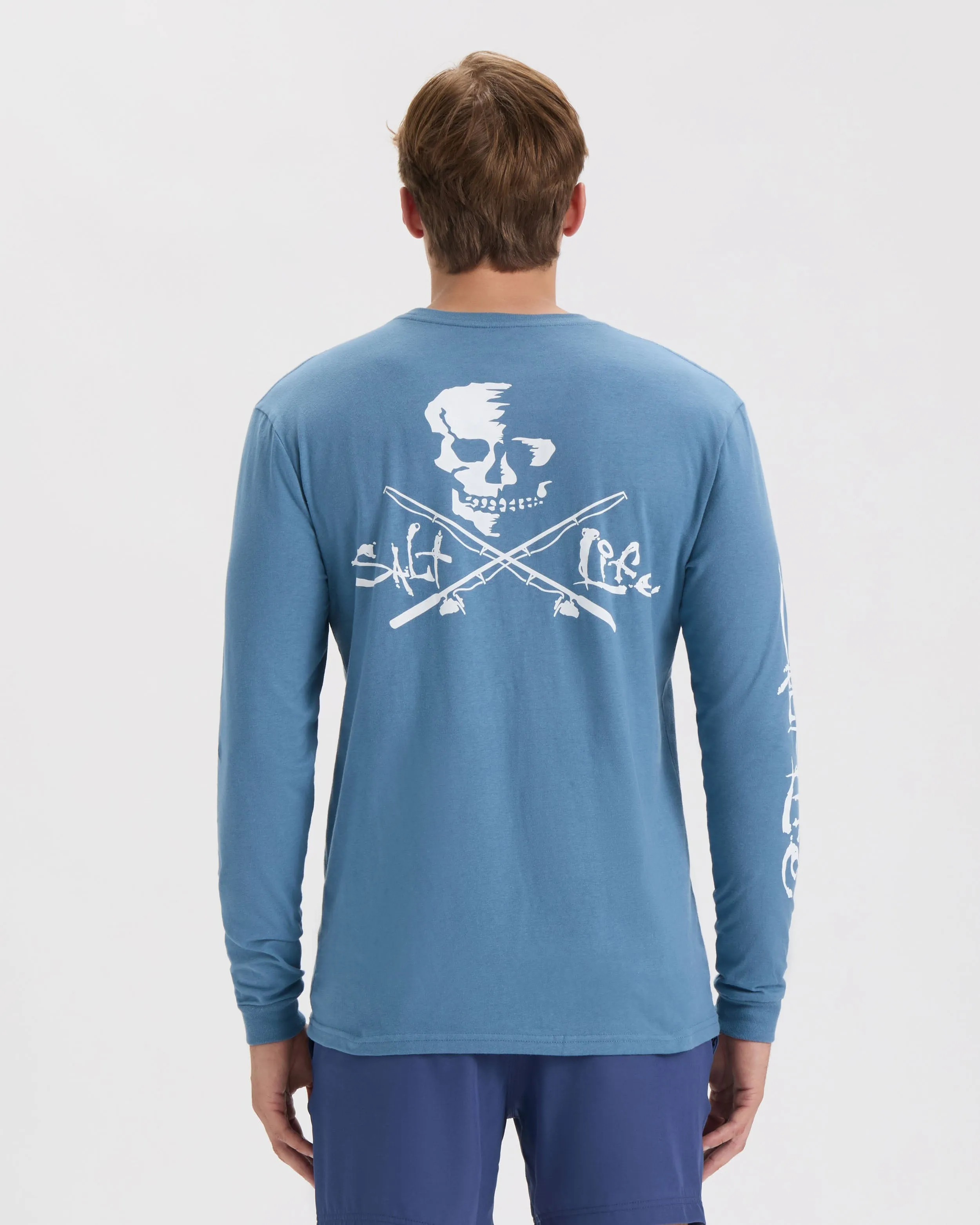 Men’s Skull and Poles Long Sleeve Shirt sold by Salt Life product image thumbnail 3