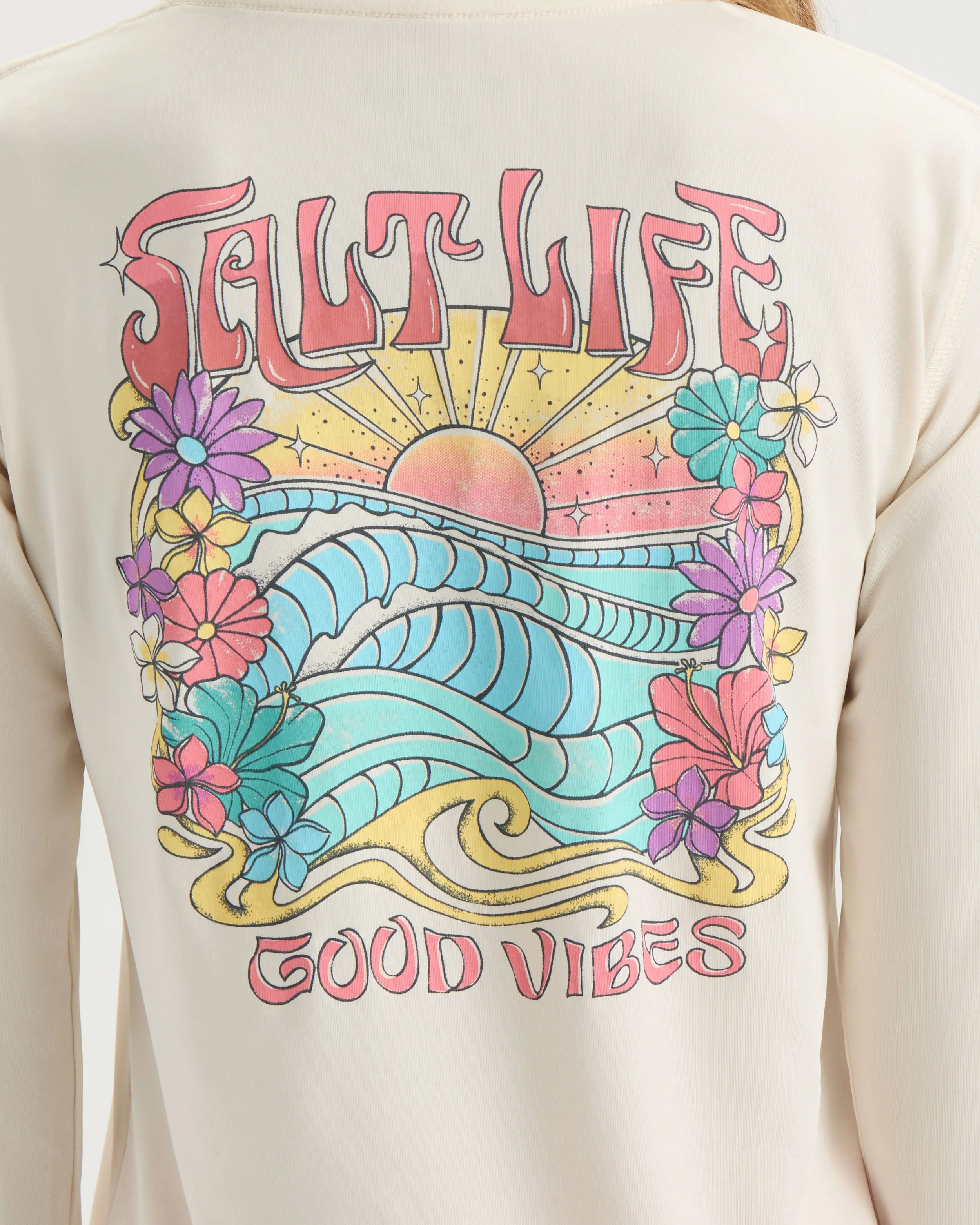 Women’s Sunrise Vibes SLX Performance Long Sleeve Shirt sold by Salt Life product image thumbnail 4