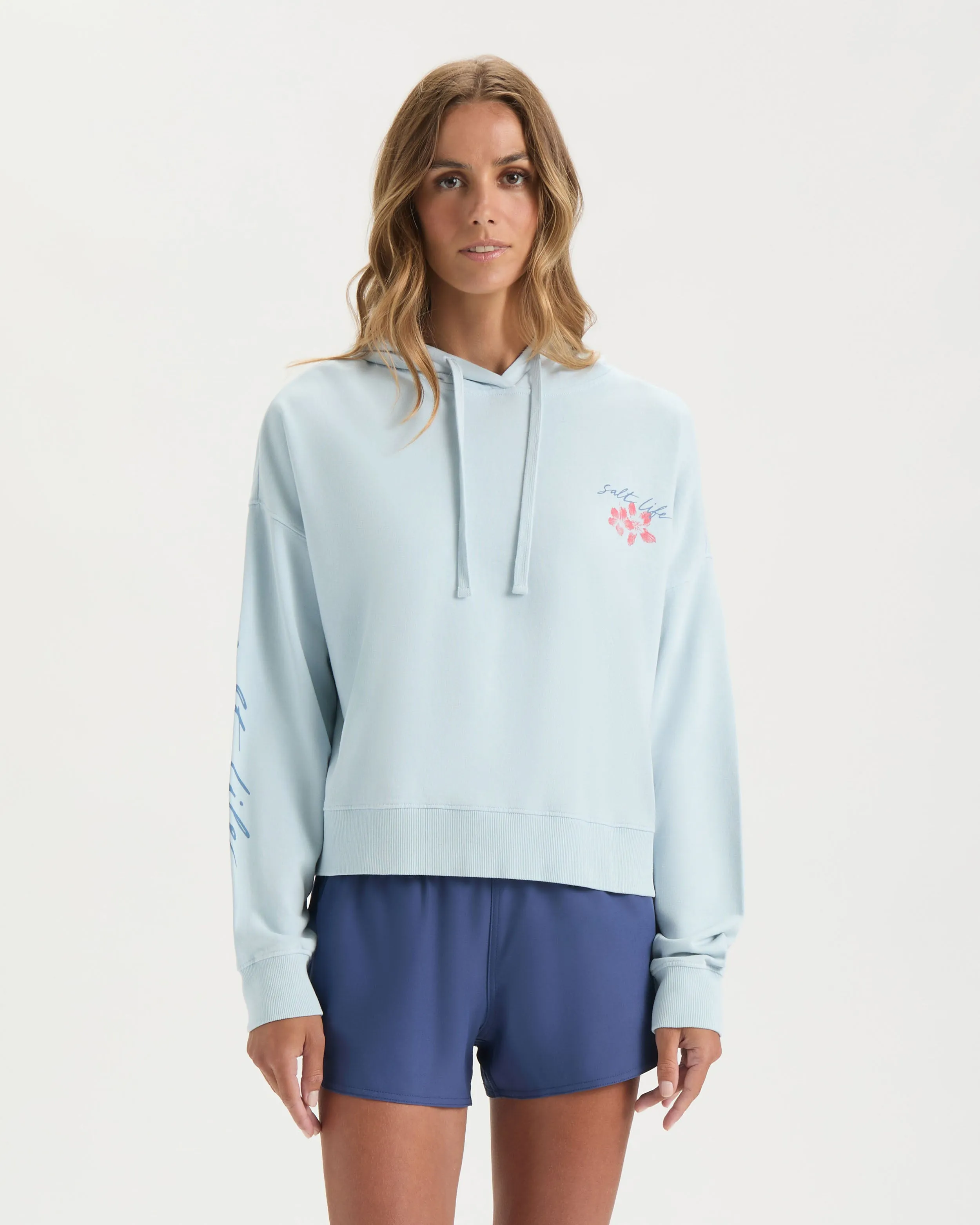 Women’s Mahi Bloom Cropped Hoodie sold by Salt Life