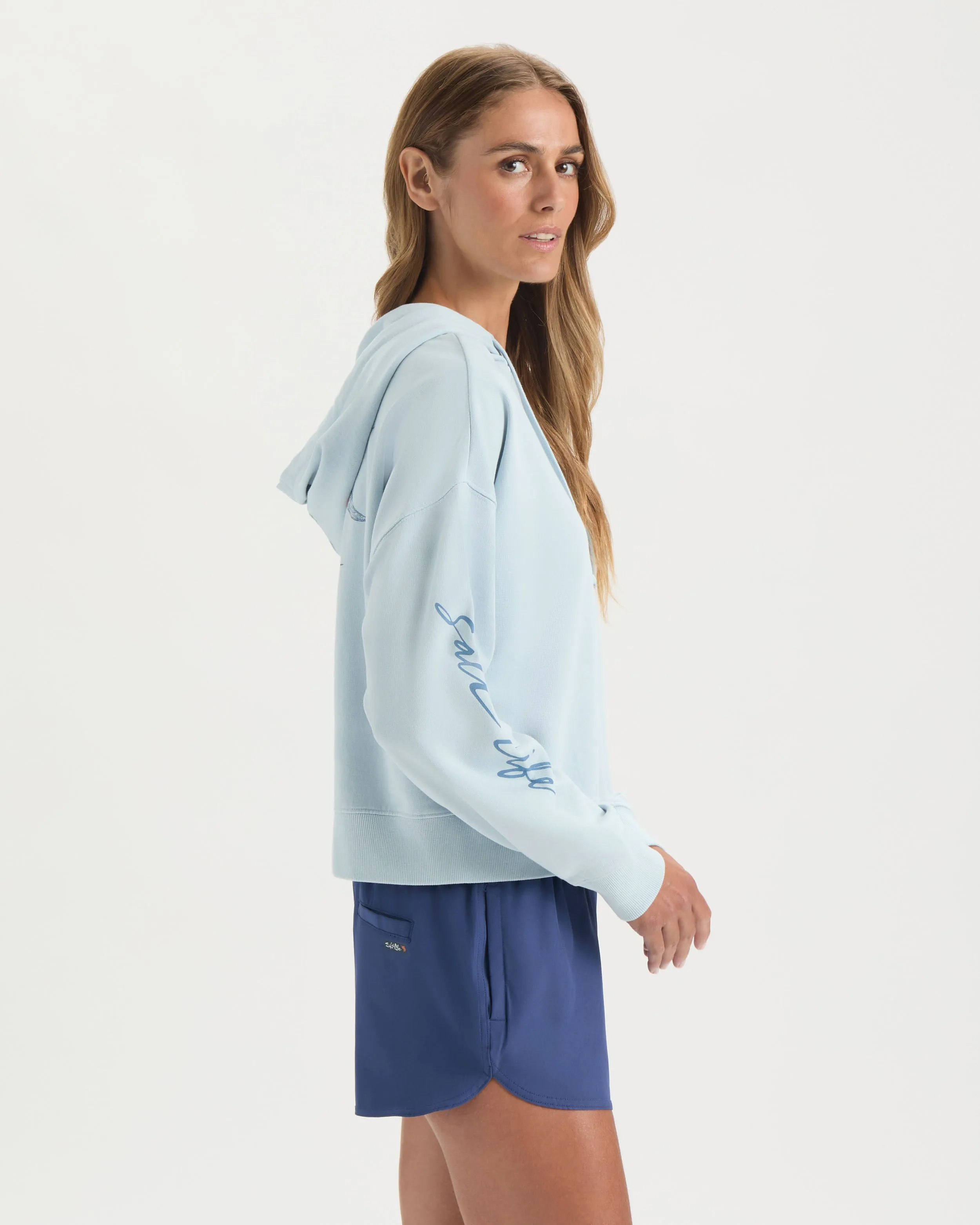 Women’s Mahi Bloom Cropped Hoodie sold by Salt Life product image thumbnail 2