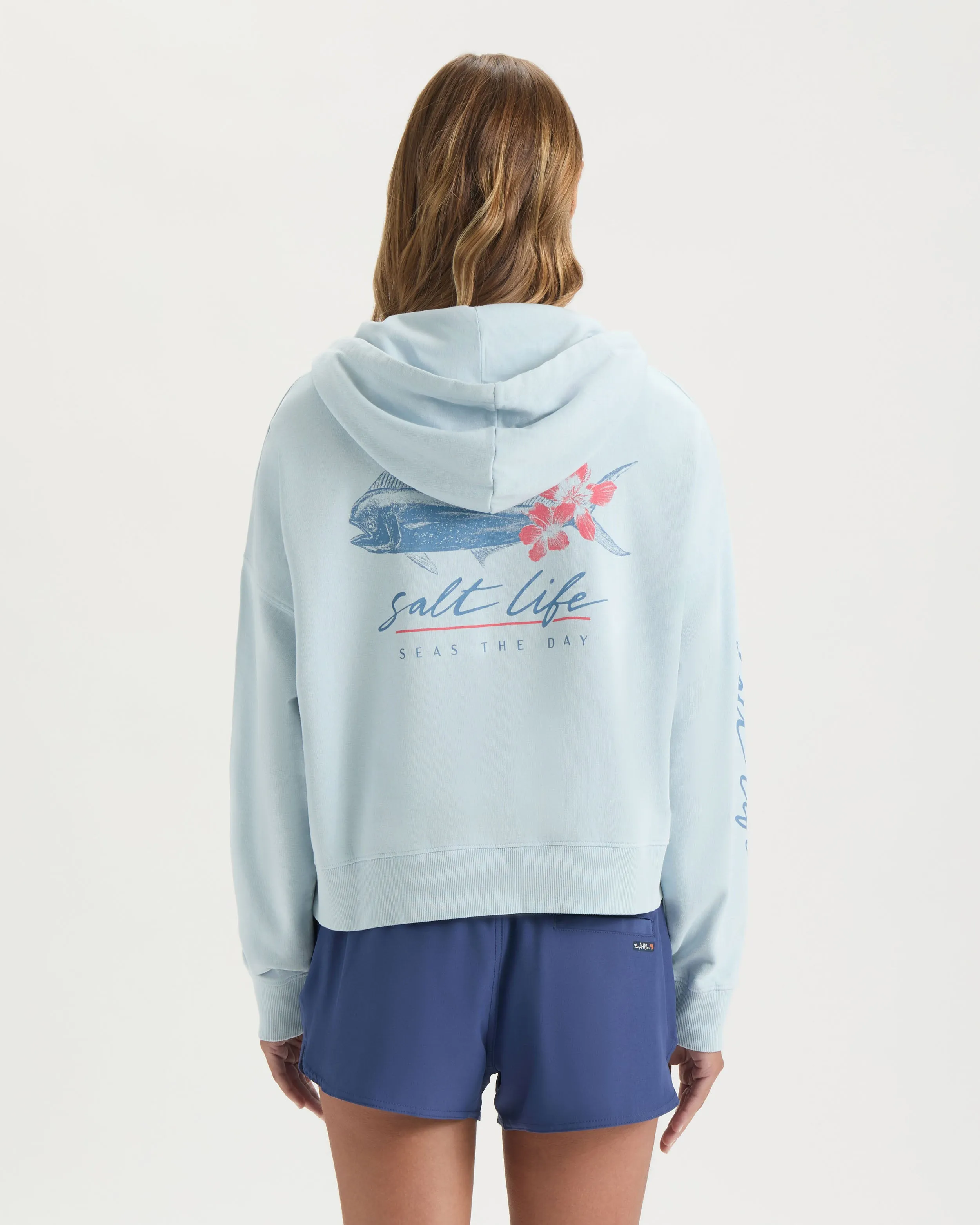 Women’s Mahi Bloom Cropped Hoodie sold by Salt Life product image thumbnail 3