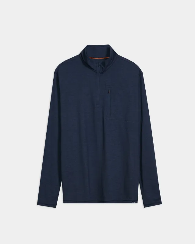 Men's Stamina Zip Mock Neck Performance Pullover sold by Salt Life