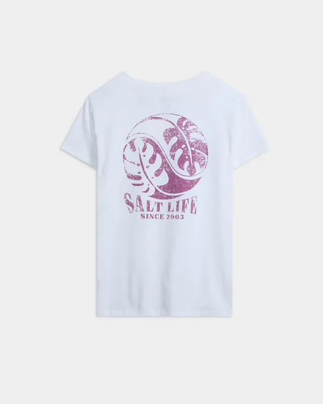 Women’s Monstera Harmony Short Sleeve Tee sold by Salt Life