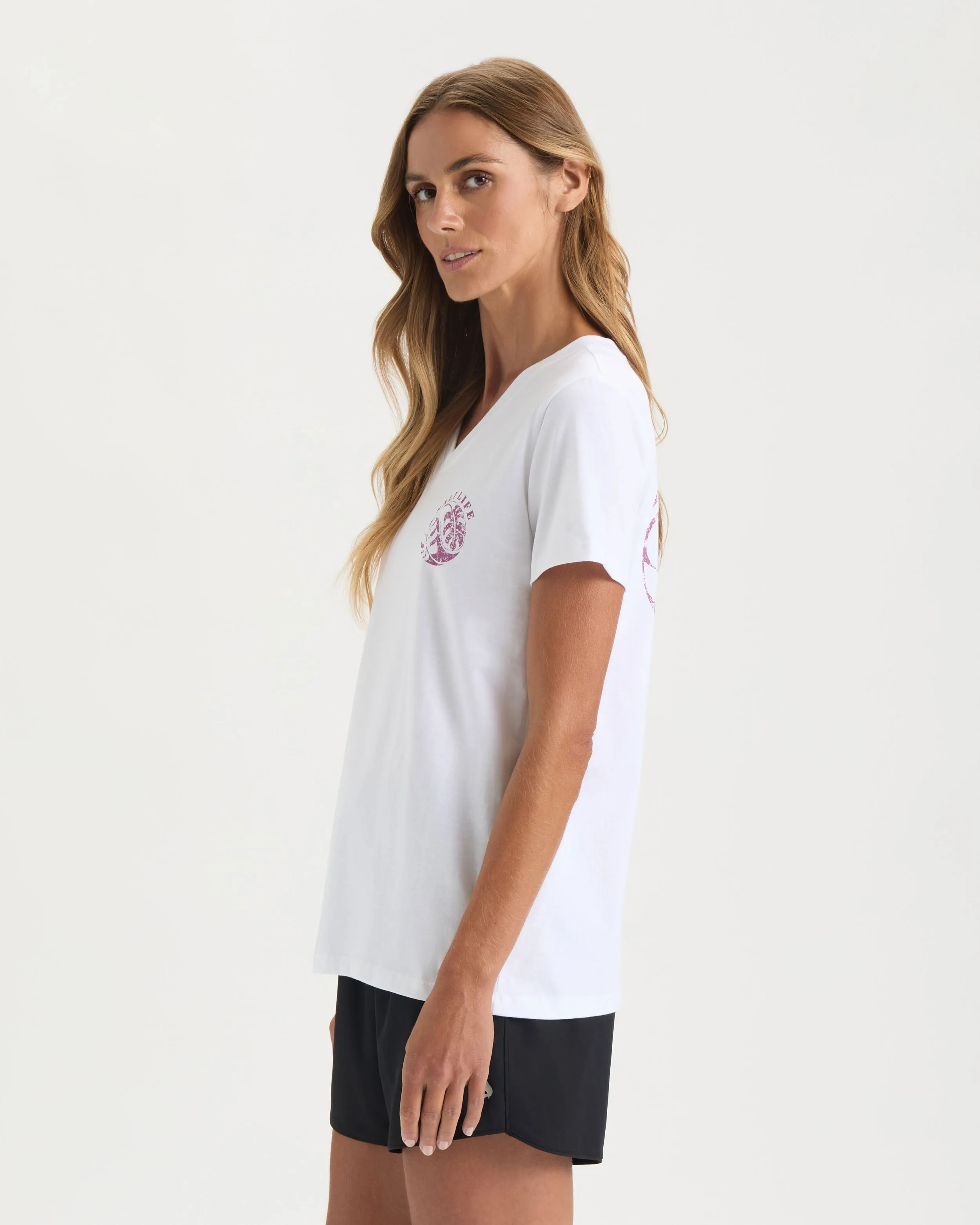 Women’s Monstera Harmony Short Sleeve Tee sold by Salt Life product image thumbnail 4