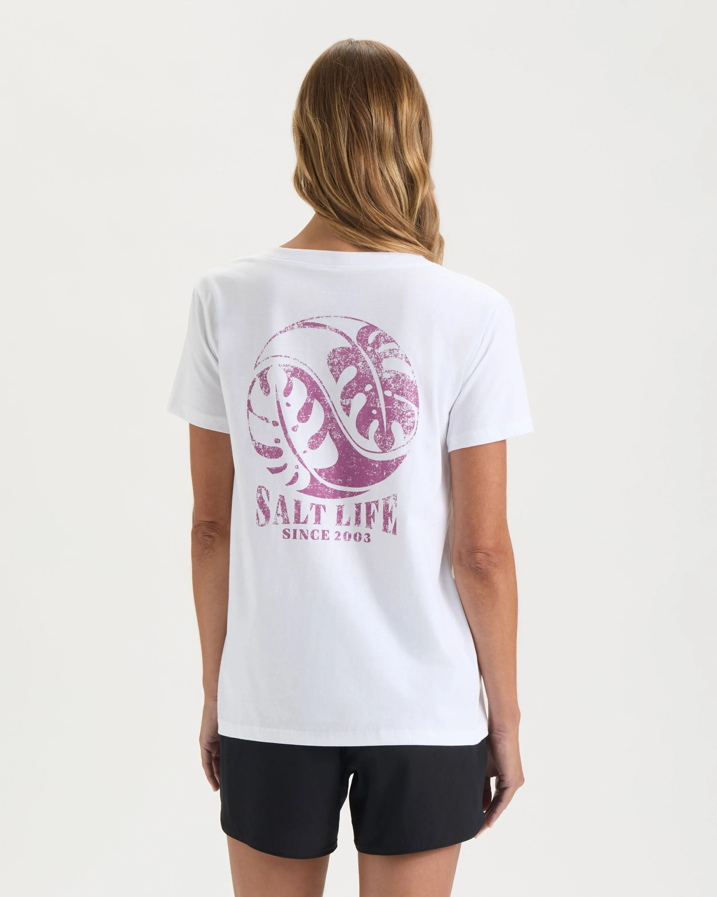 Women’s Monstera Harmony Short Sleeve Tee sold by Salt Life product image thumbnail 2