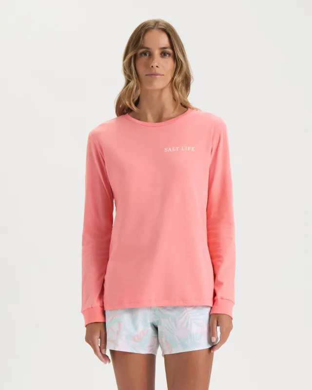 Women’s Lush Livin’ Long Sleeve Shirt sold by Salt Life