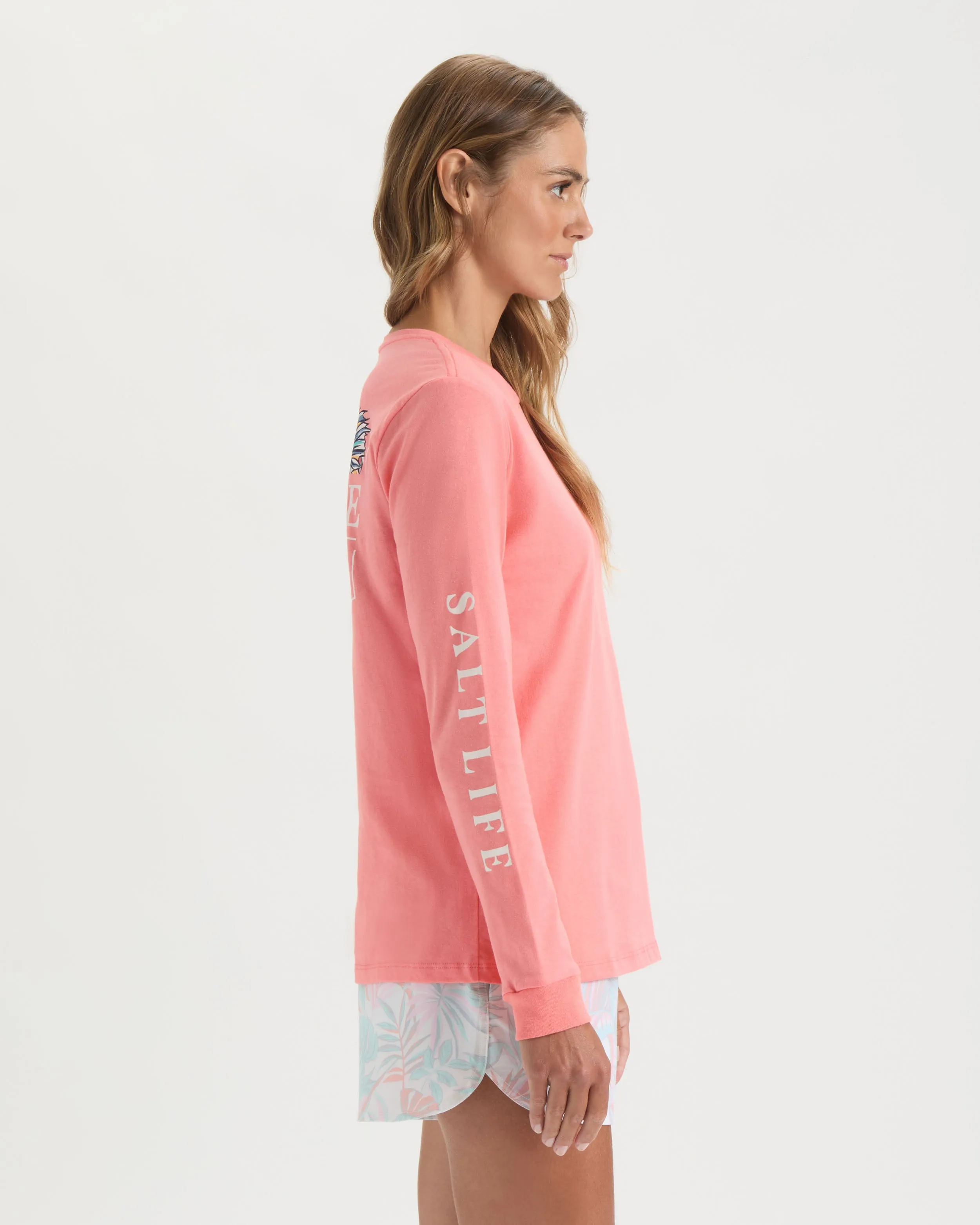 Women’s Lush Livin’ Long Sleeve Shirt sold by Salt Life product image thumbnail 2