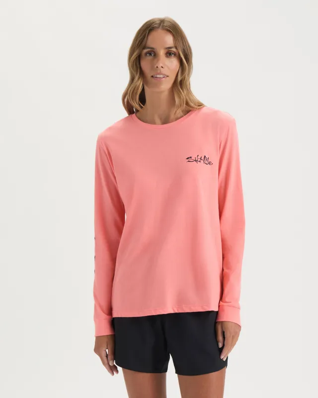 Women’s Sea Suns Greetings Long Sleeve Shirt sold by Salt Life