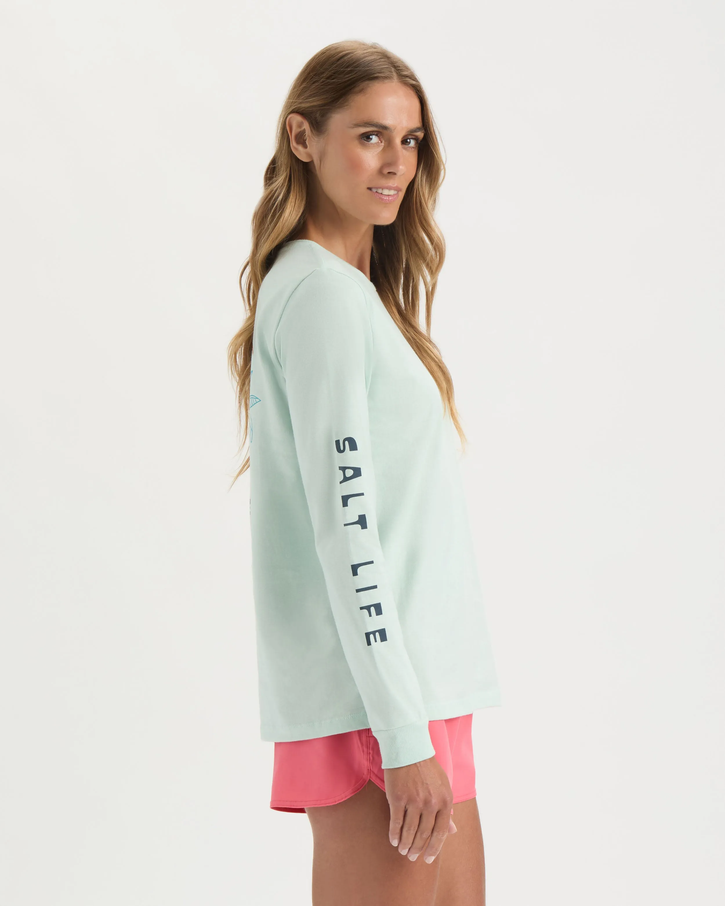 Women’s Toucan Palms Long Sleeve Shirt sold by Salt Life product image thumbnail 2