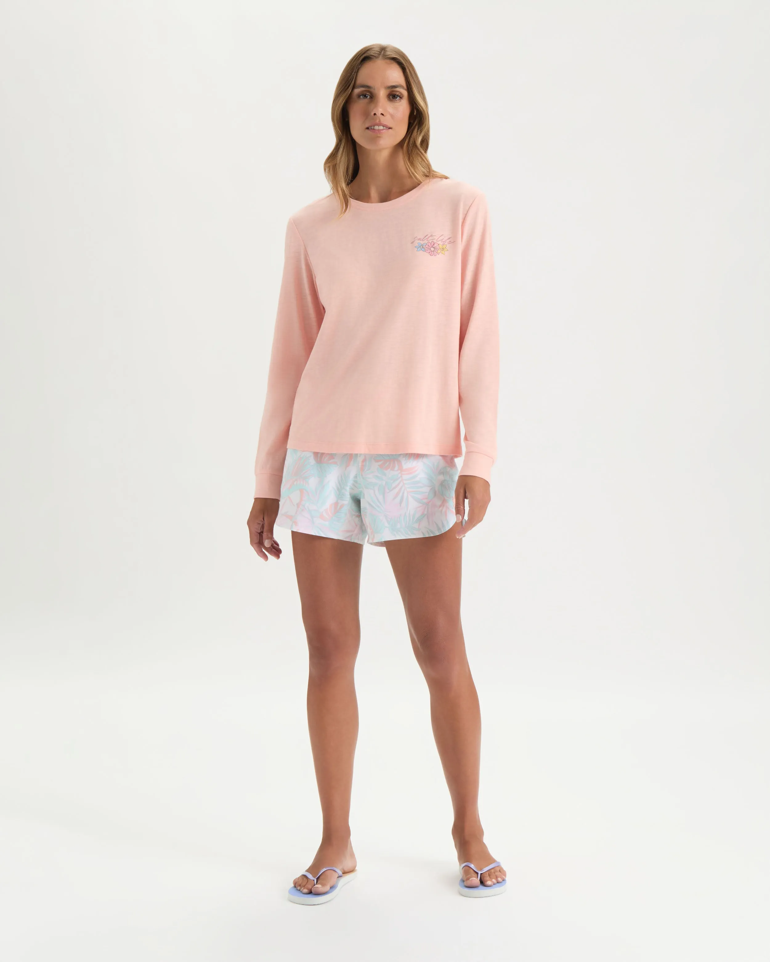 Women’s Honu Long Sleeve Boyfriend Shirt sold by Salt Life product image thumbnail 5