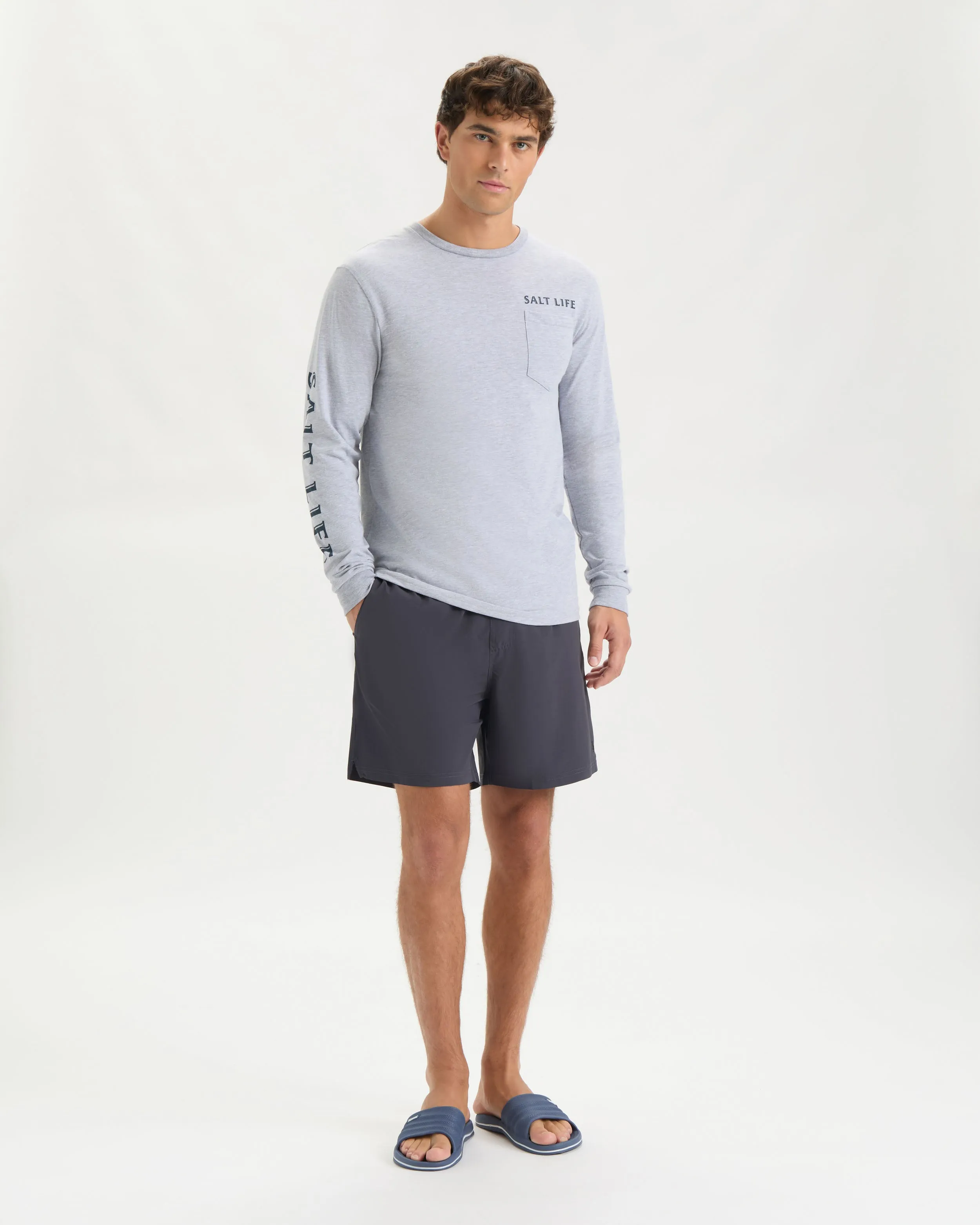 Men's Salty Honor Bones Long Sleeve Shirt sold by Salt Life product image thumbnail 5