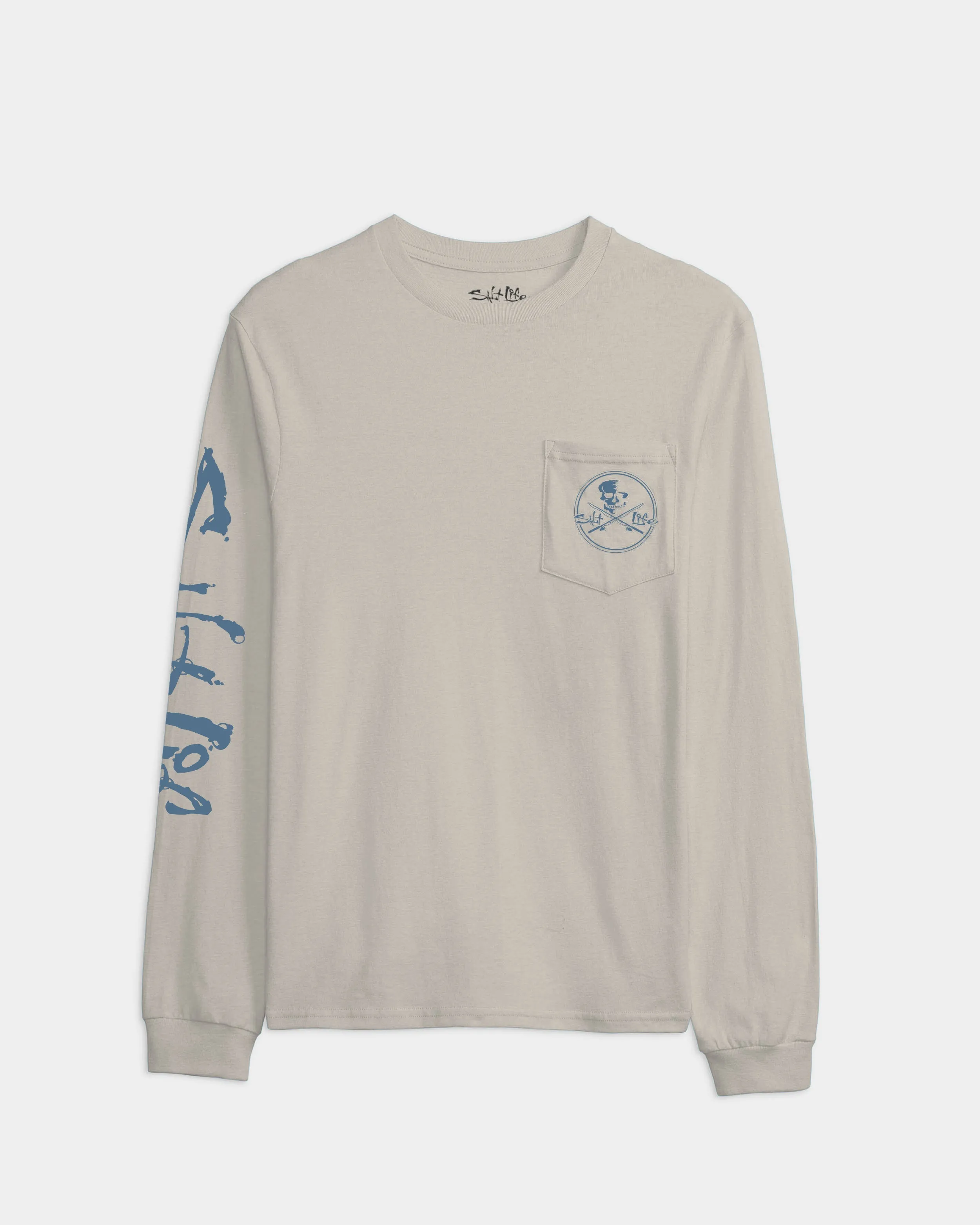 Men's Skull and Poles Long Sleeve Shirt sold by Salt Life product image thumbnail 2