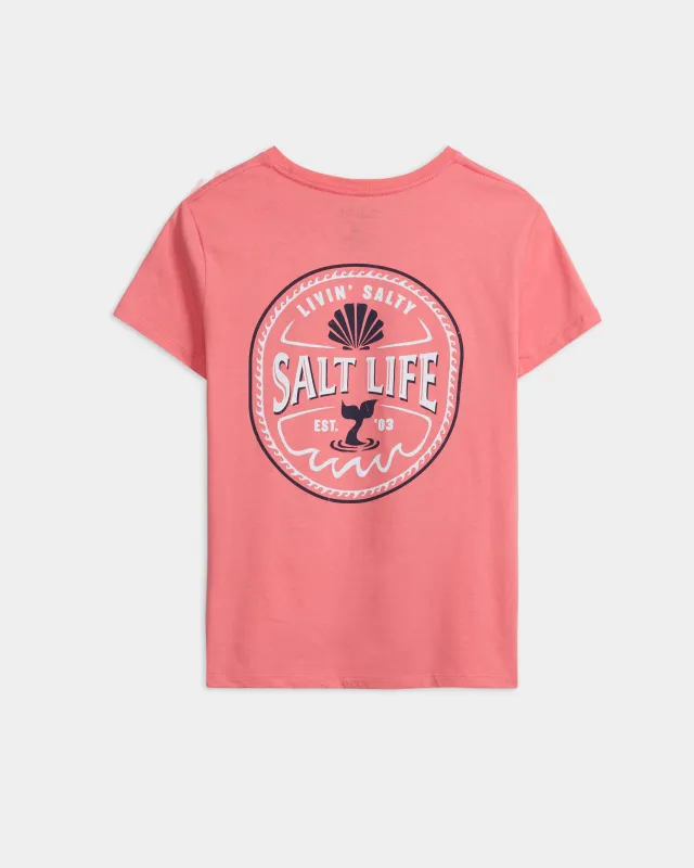 Women's Mermaid Shell Tee sold by Salt Life