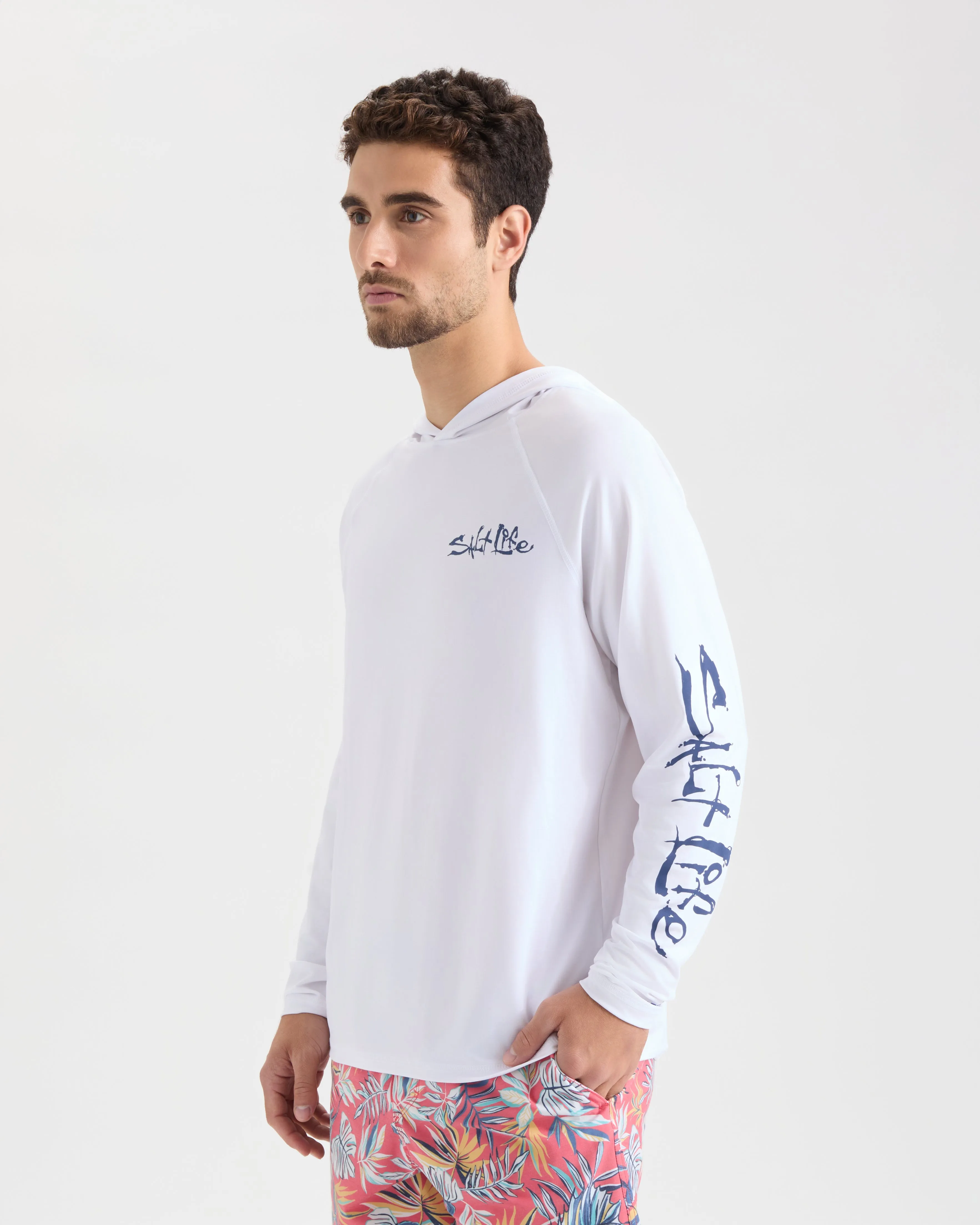 Men's Ocean Hooked SLX Performance Hoodie sold by Salt Life product image thumbnail 2