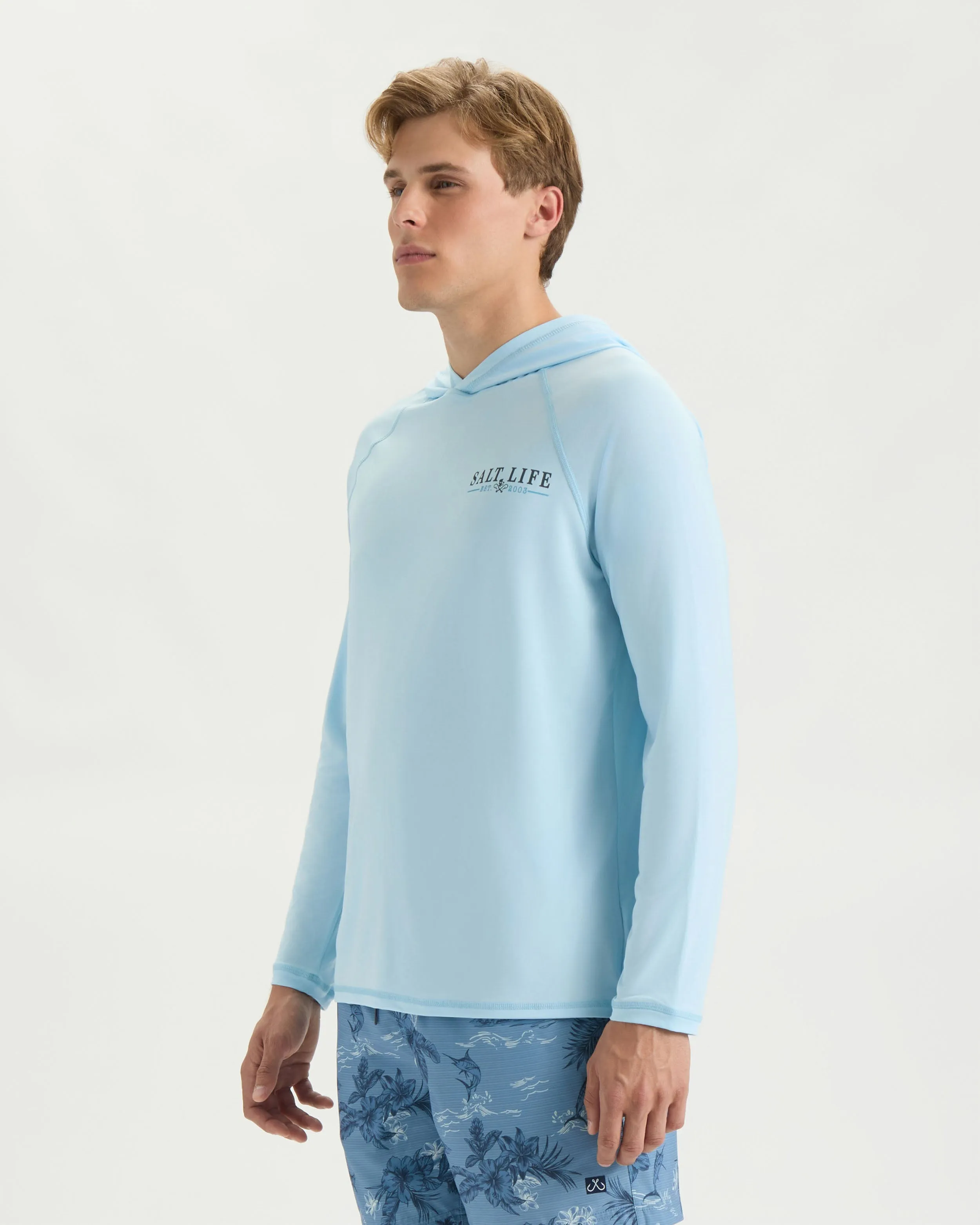 Men’s Yellow Fin Catch SLX Performance Hoodie sold by Salt Life product image thumbnail 3