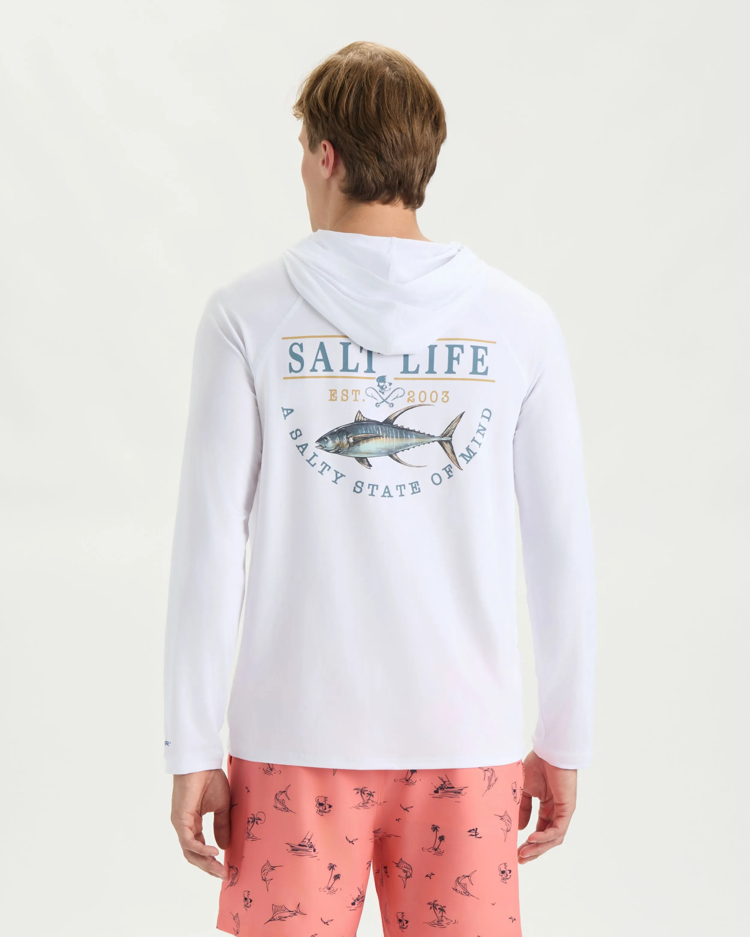 Men’s Yellow Fin Catch SLX Performance Hoodie sold by Salt Life product image thumbnail 4