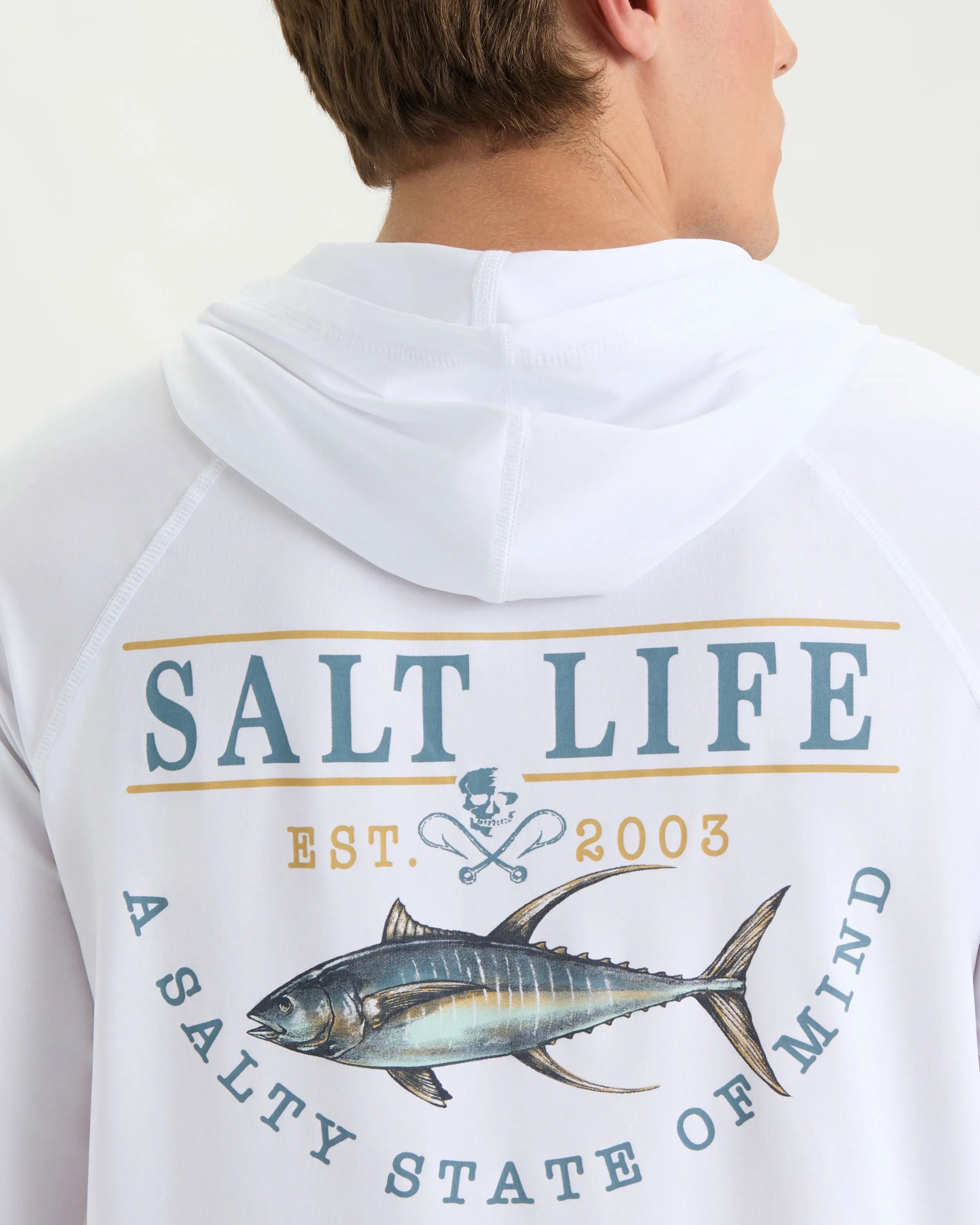 Men’s Yellow Fin Catch SLX Performance Hoodie sold by Salt Life product image thumbnail 5