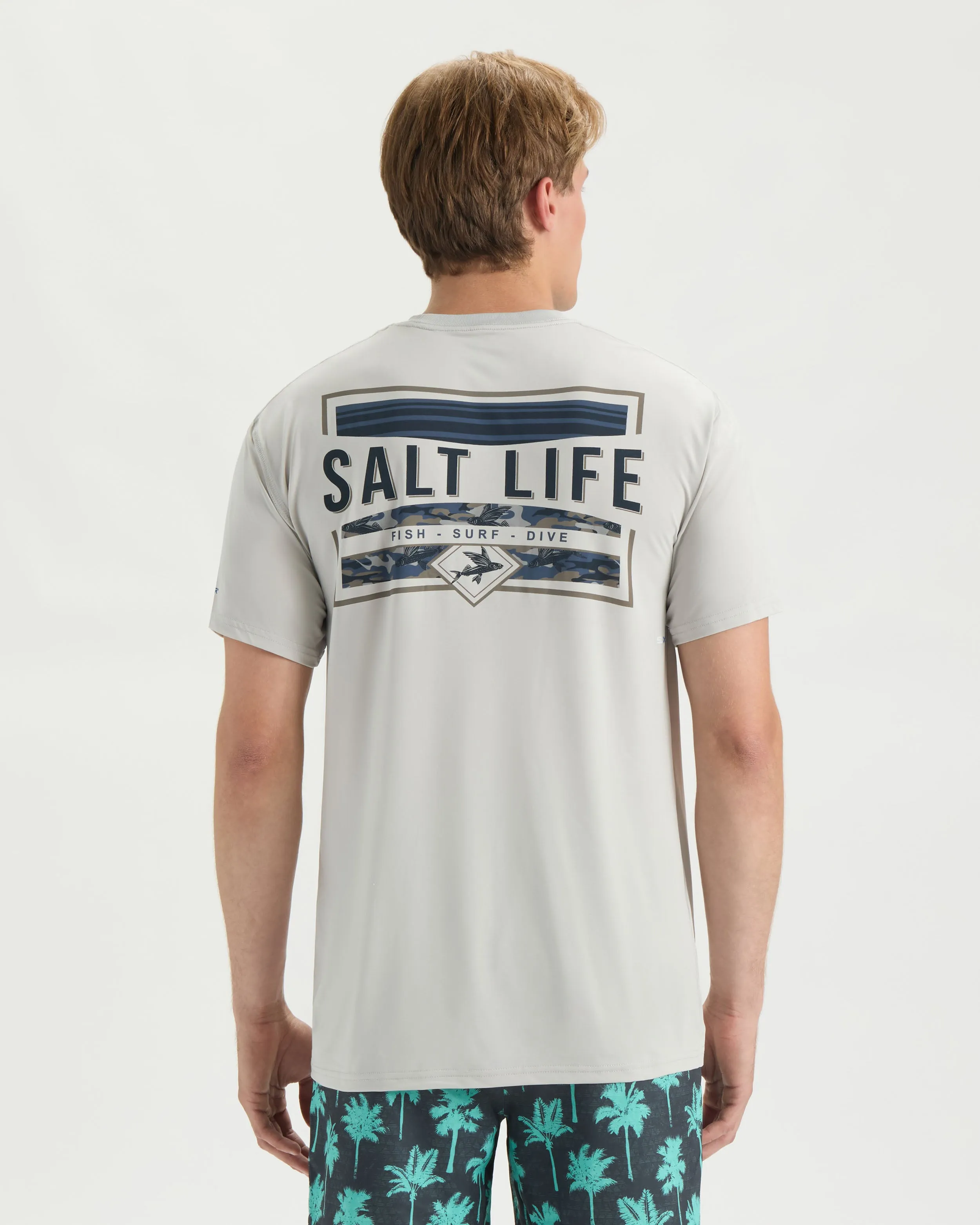 Men’s Sky Bound SLX Performance Short Sleeve Tee sold by Salt Life product image thumbnail 4