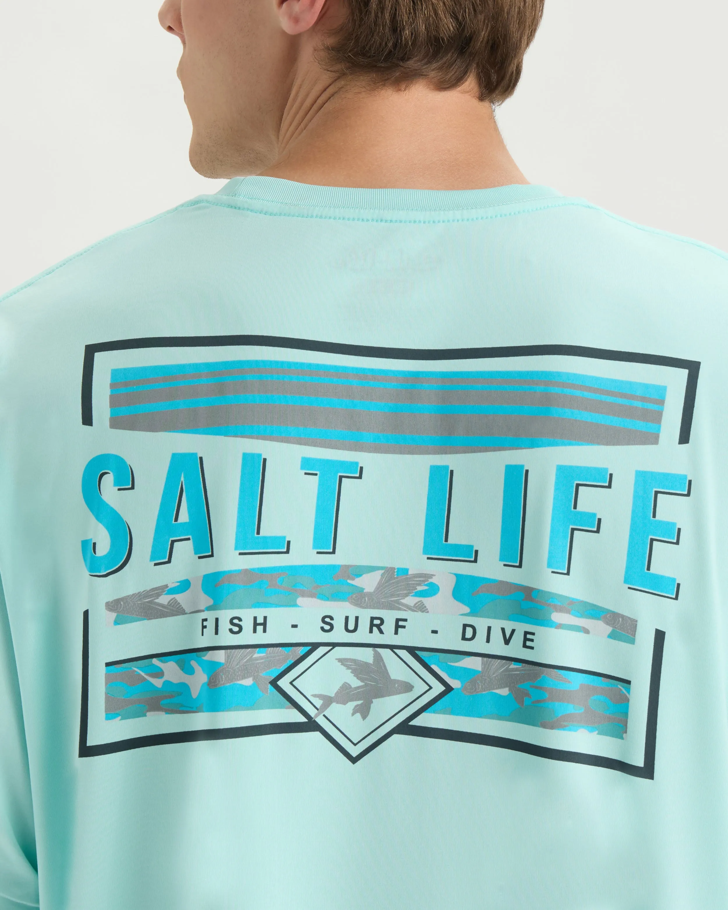 Men’s Sky Bound SLX Performance Short Sleeve Tee sold by Salt Life product image thumbnail 5