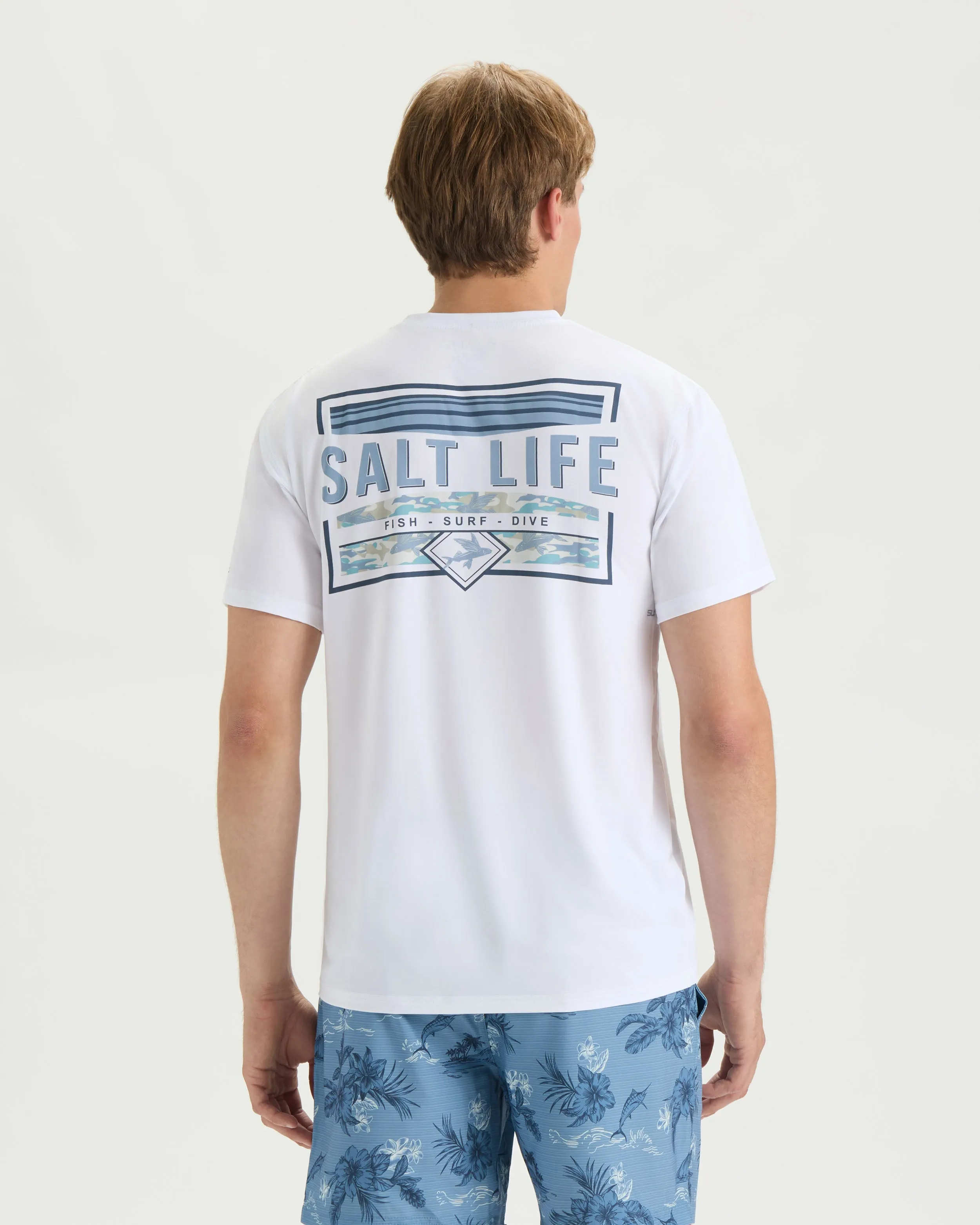 Men’s Sky Bound SLX Performance Short Sleeve Tee sold by Salt Life product image thumbnail 4