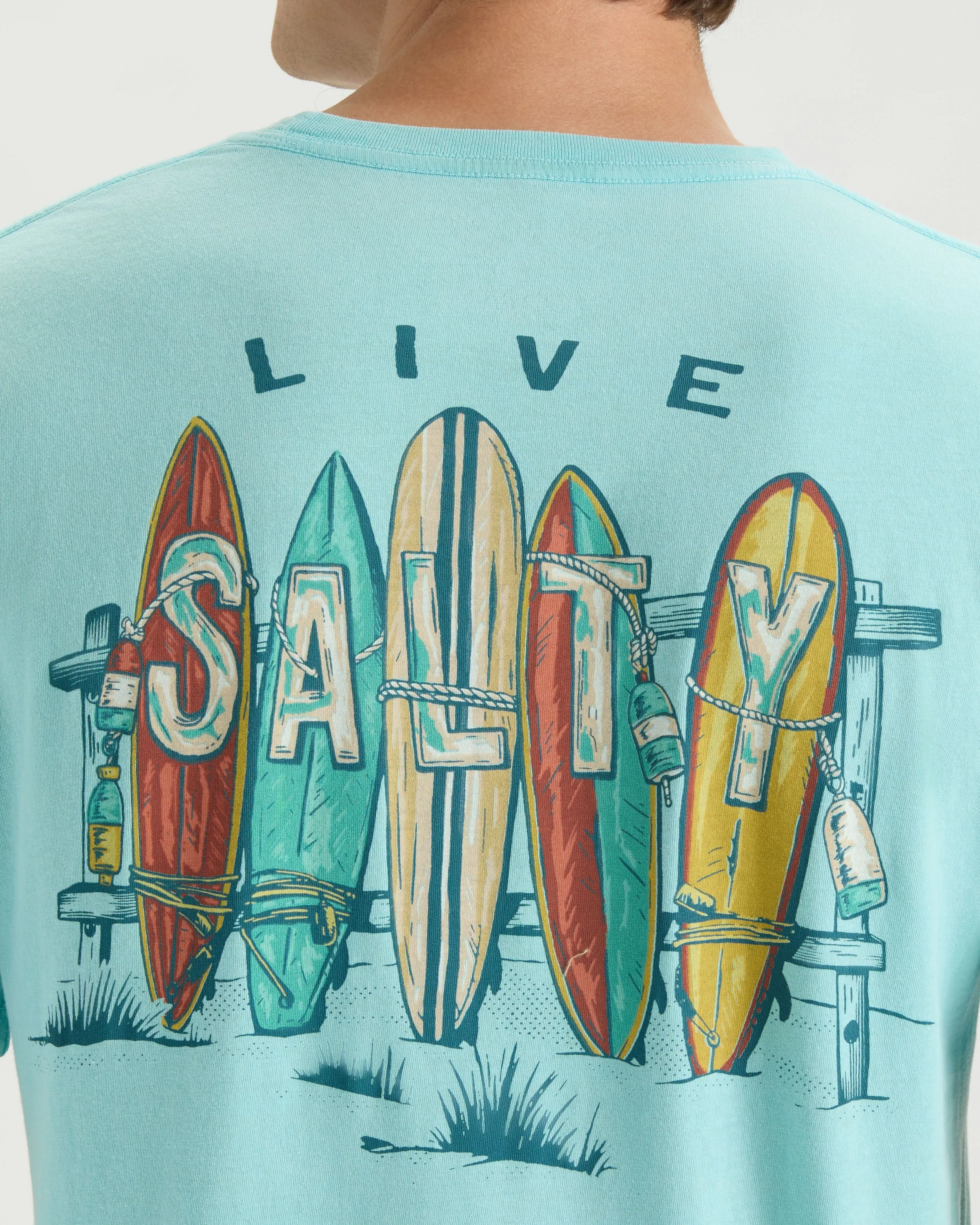 Men’s Salty Lineup Short Sleeve Tee sold by Salt Life product image thumbnail 5
