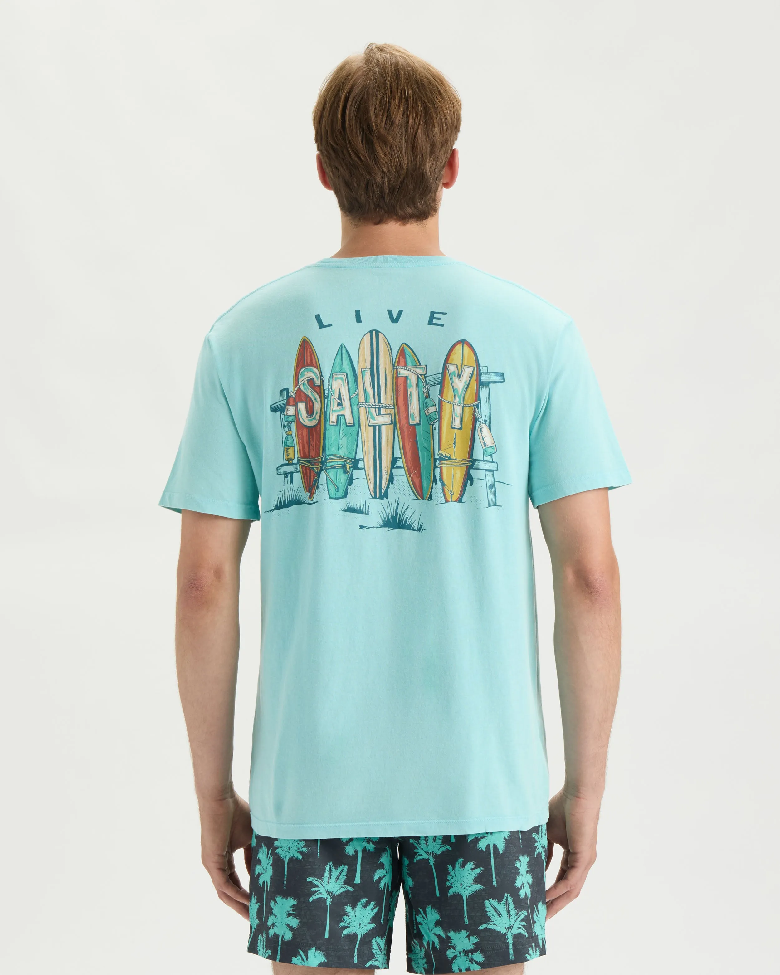 Men’s Salty Lineup Short Sleeve Tee sold by Salt Life product image thumbnail 4