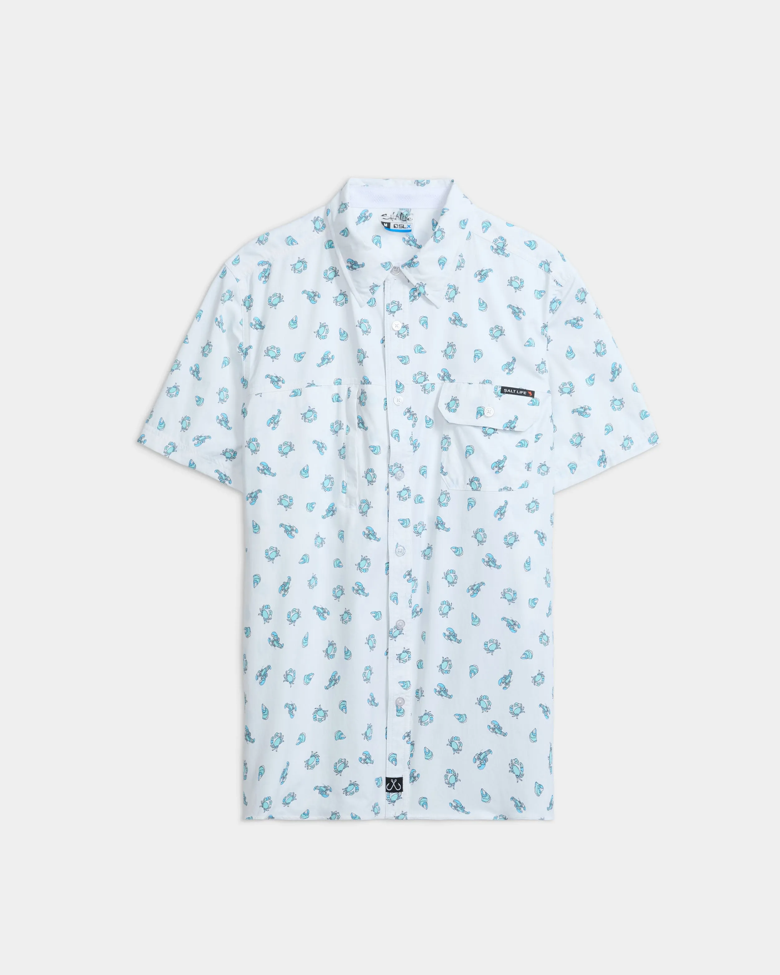 Men's Crustacean Life Woven Shirt sold by Salt Life