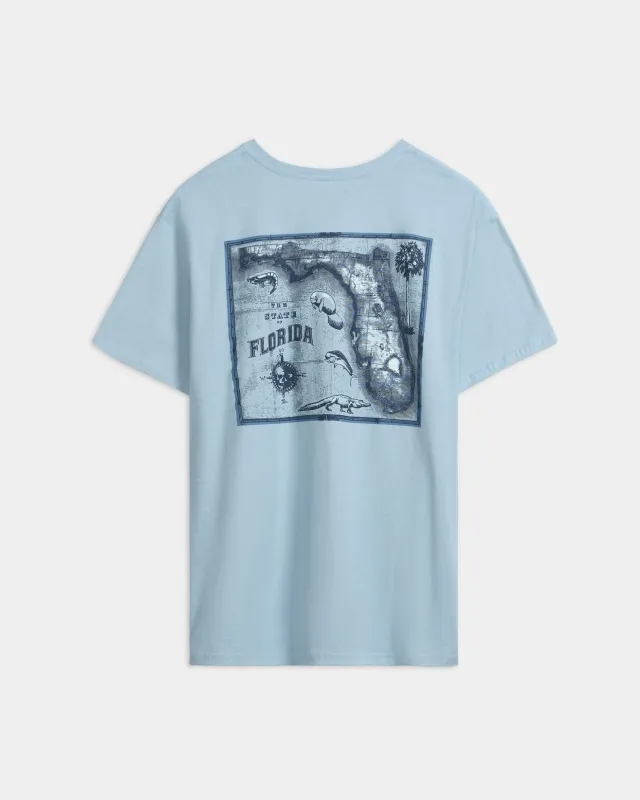 Men’s Map Short Sleeve Tee made by Salt Life