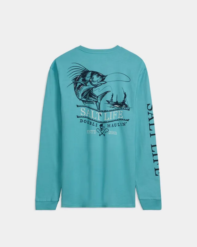 Men’s Double Haulin’ Long Sleeve Shirt sold by Salt Life